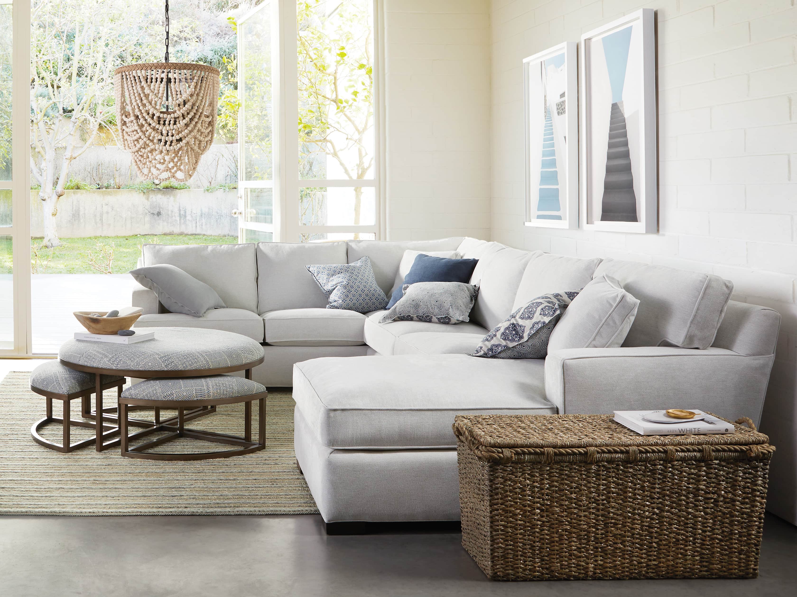 Dune Three Piece Sectional | Arhaus