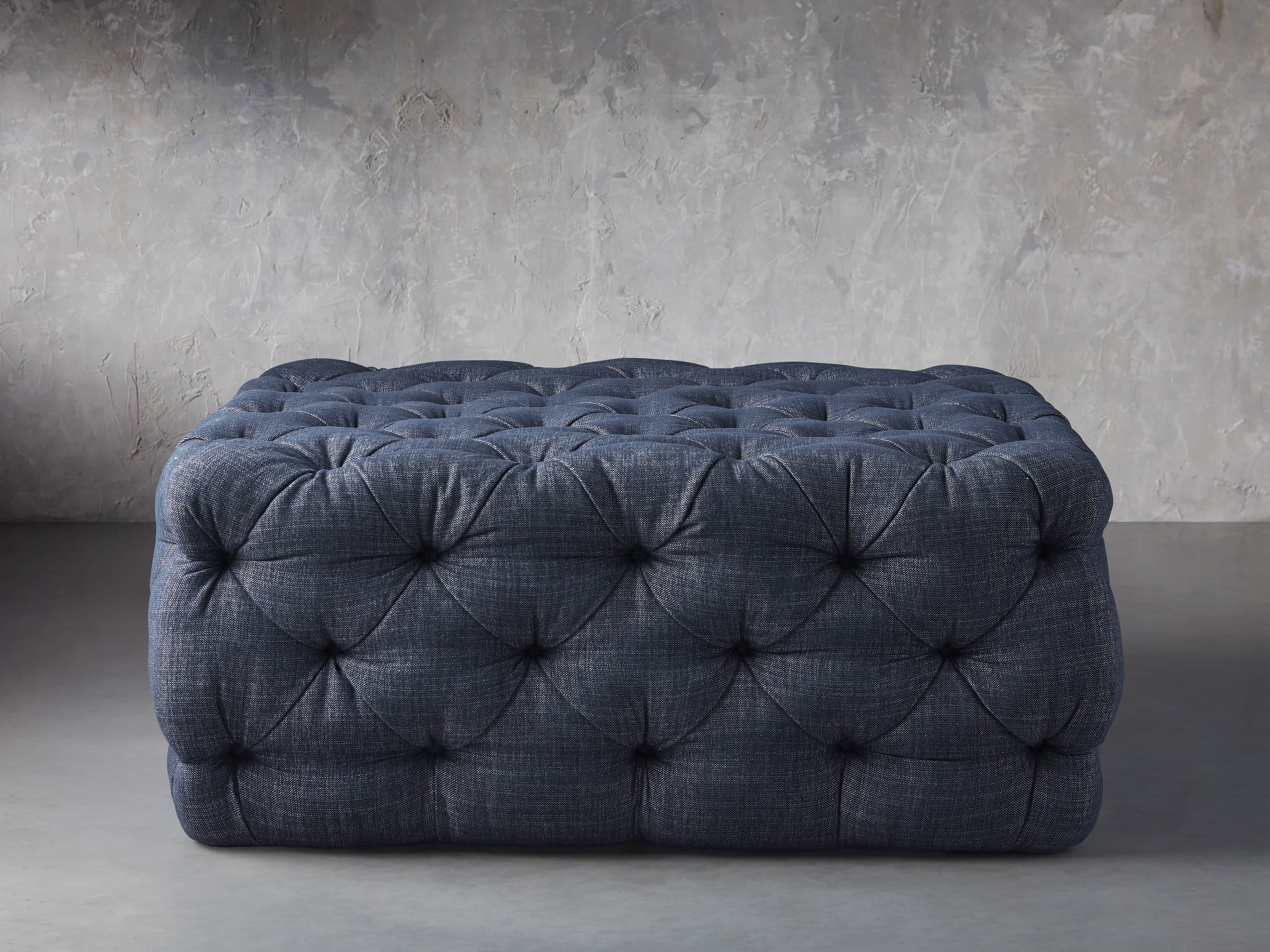 Elsa Upholstered 42" Ottoman, slide 1 of 5
