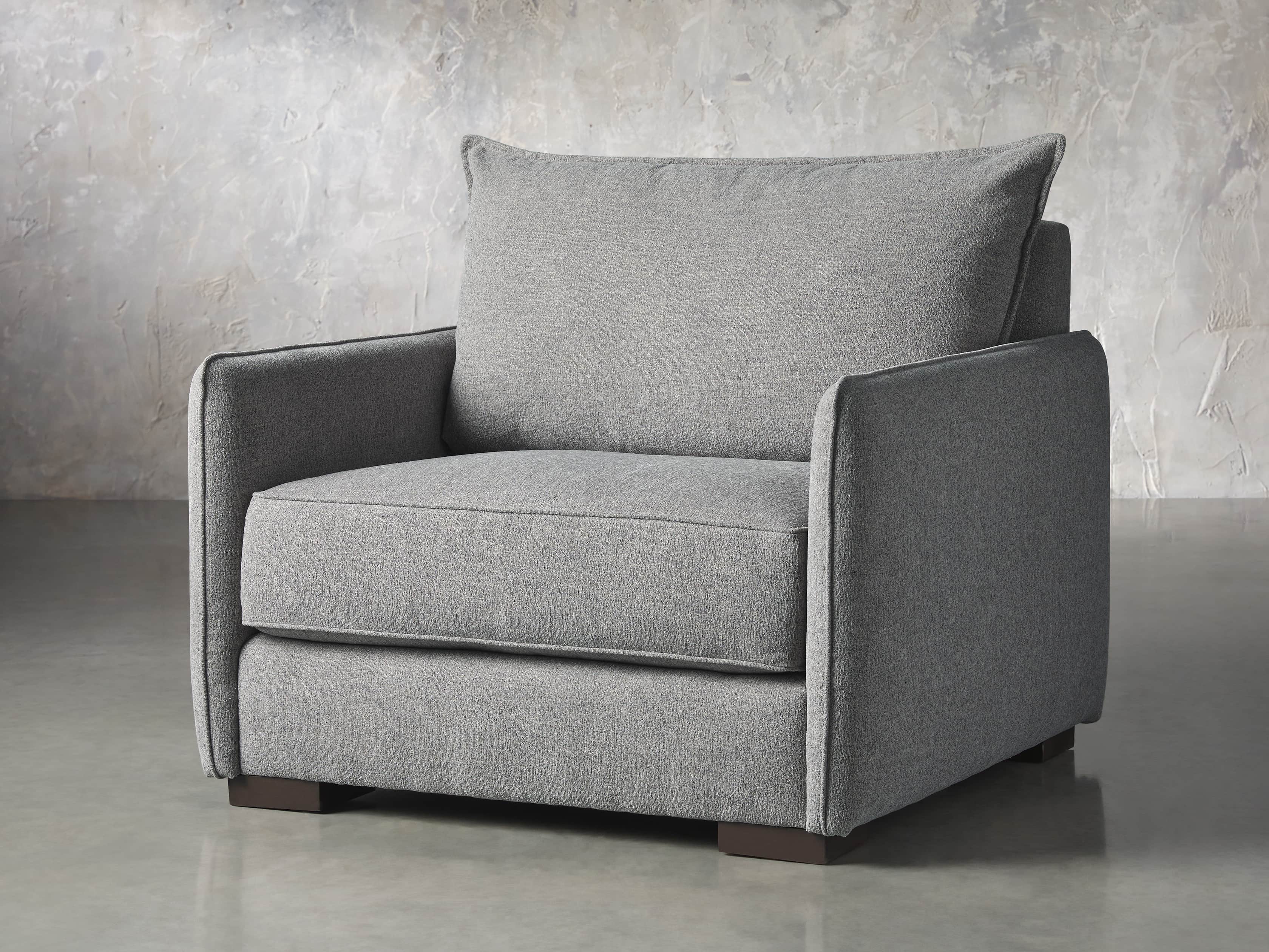 Dunlap Upholstered 41" Chair in Cushing Slate, slide 2 of 7