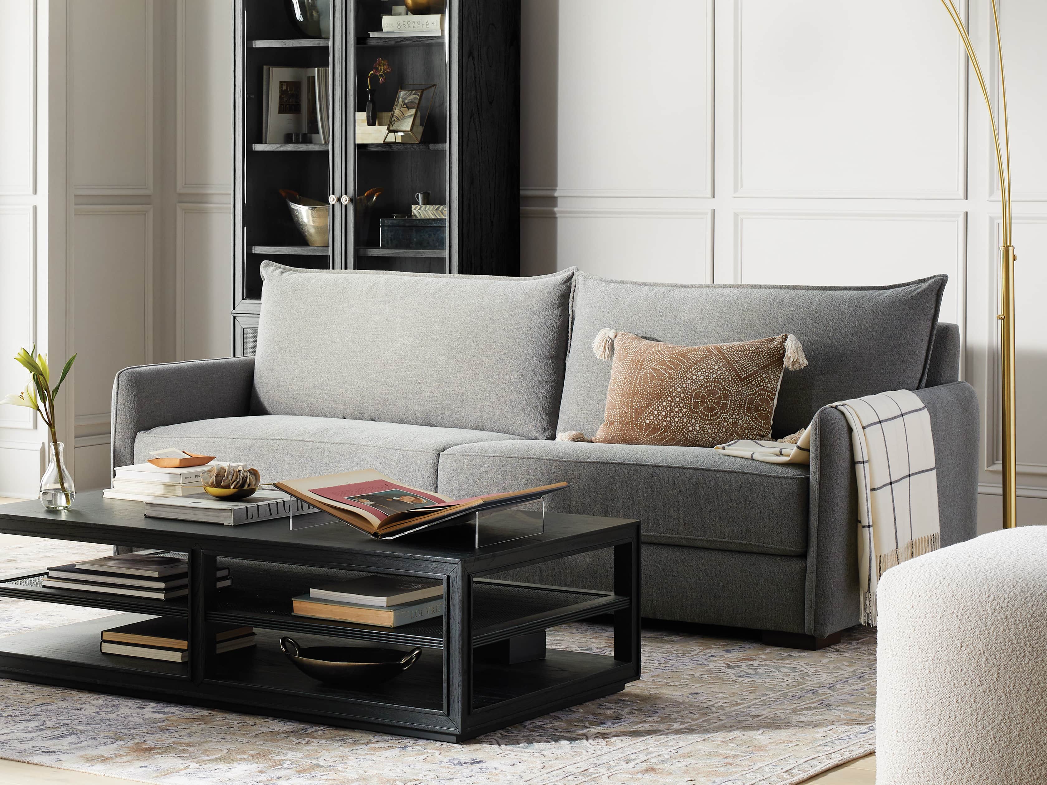 Dunlap Upholstered 94" Sofa, slide 1 of 8