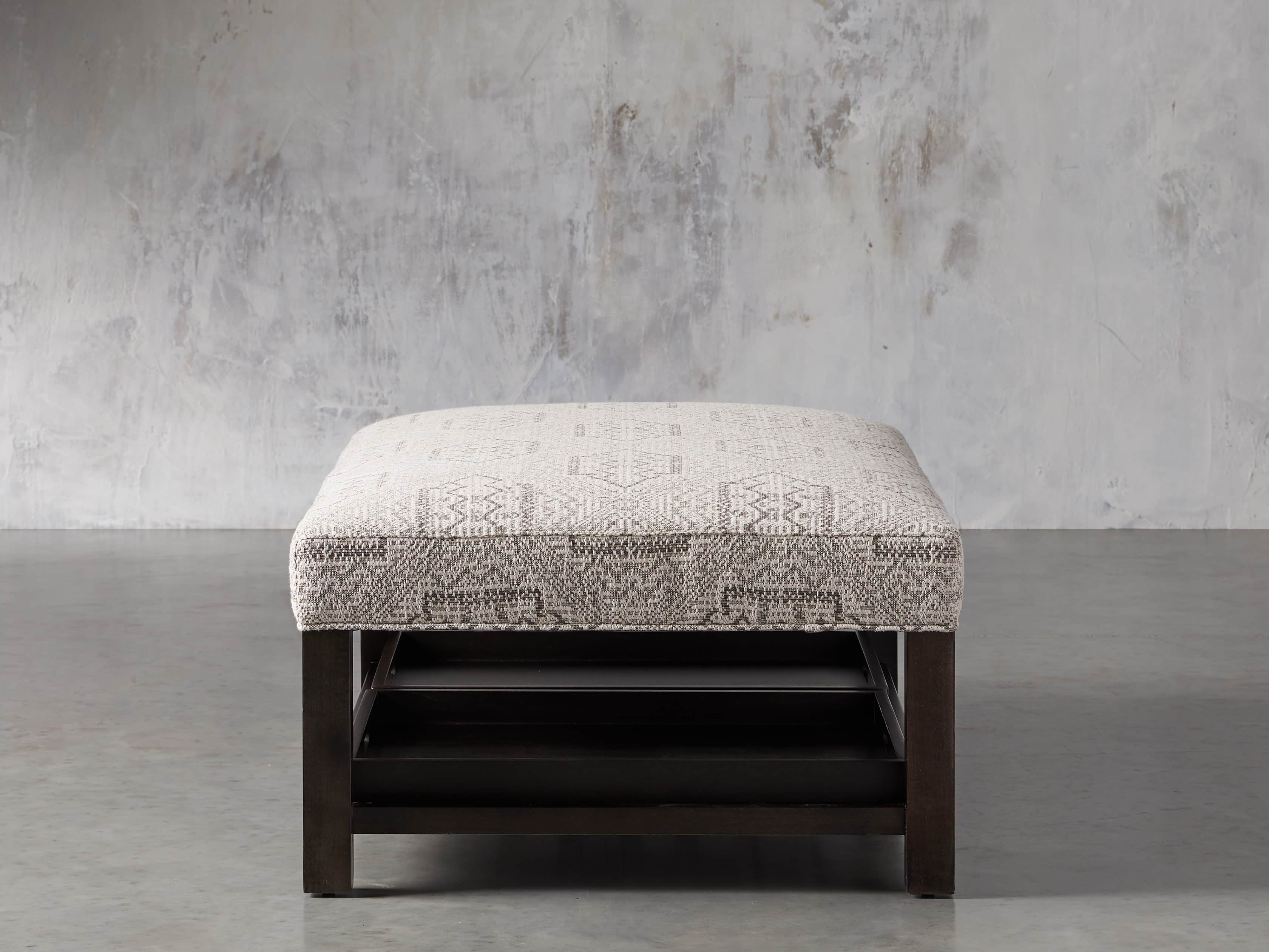 arhaus ottoman tray