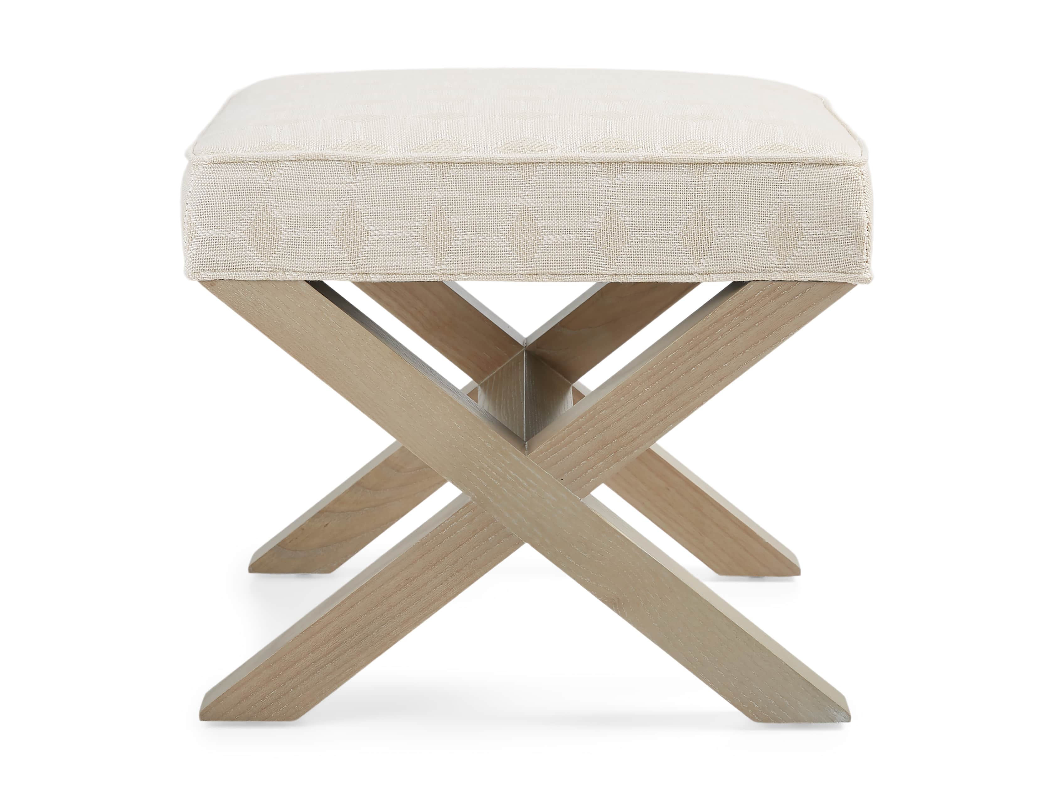Fanning Upholstered 20" Ottoman