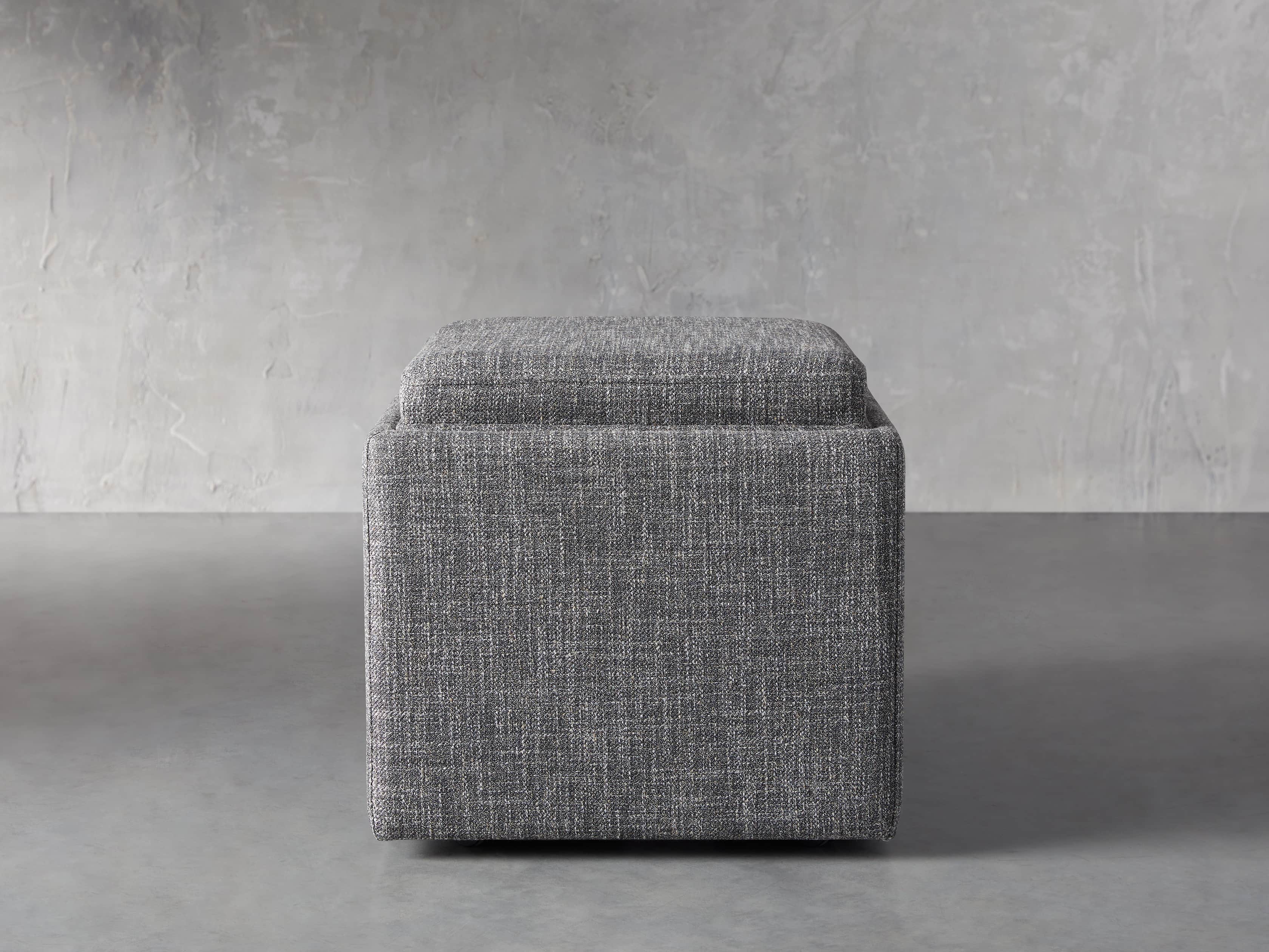 Upton Upholstered 18" Storage Cube, slide 1 of 10