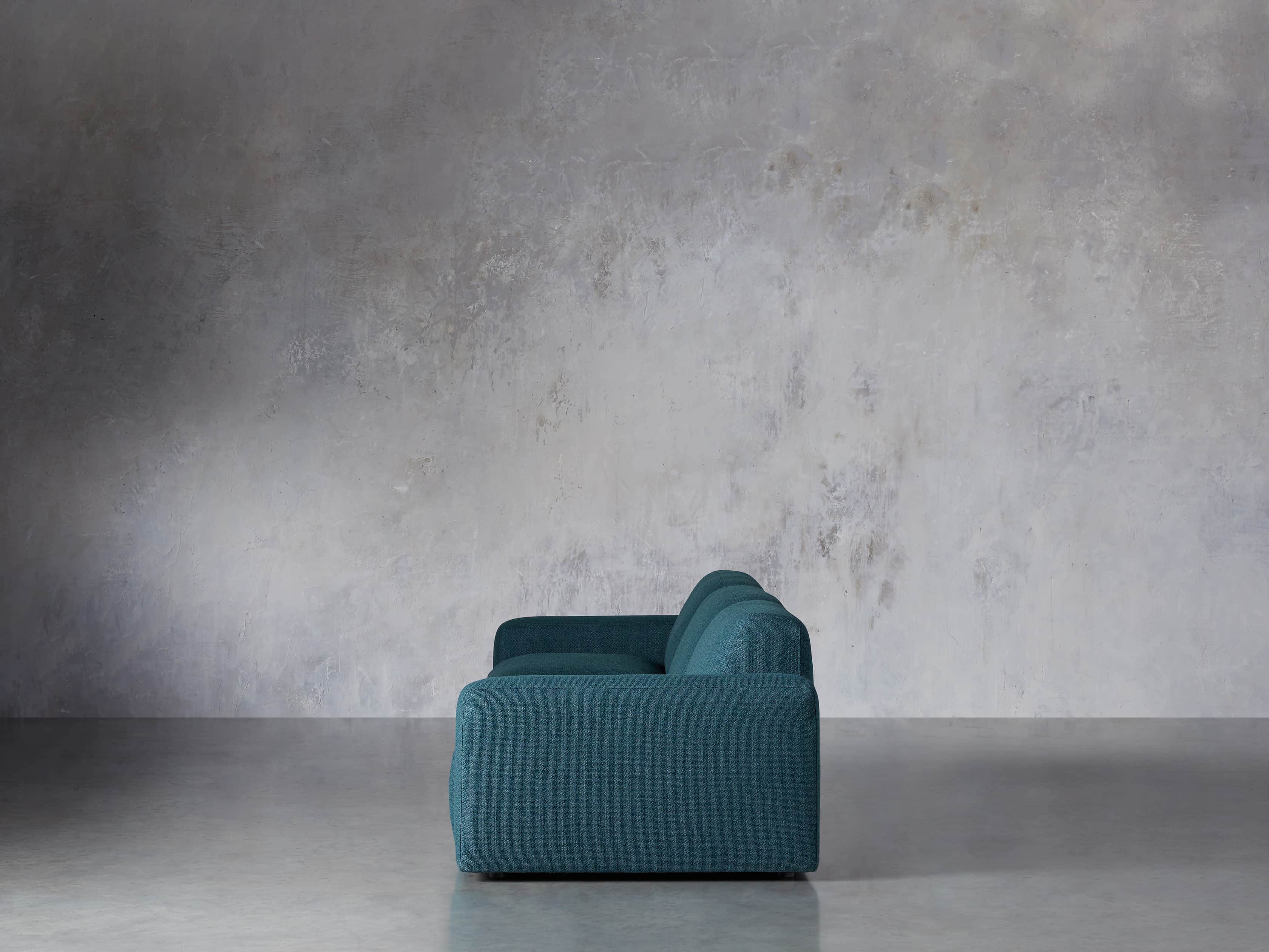 Cooper Upholstered Three Piece Modular Sofa in Moto Juniper