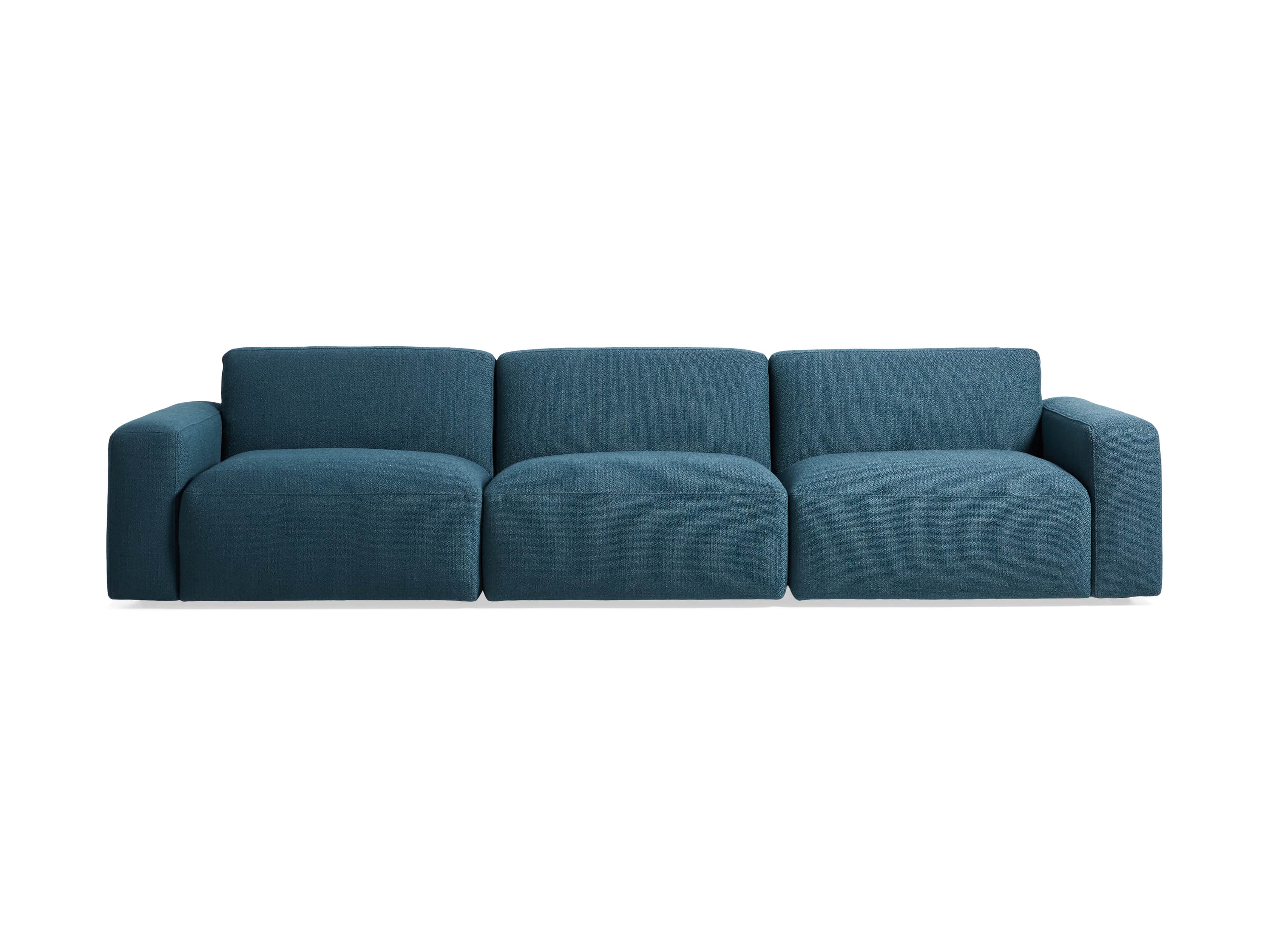 Cooper Upholstered Three Piece Modular Sofa in Moto Juniper