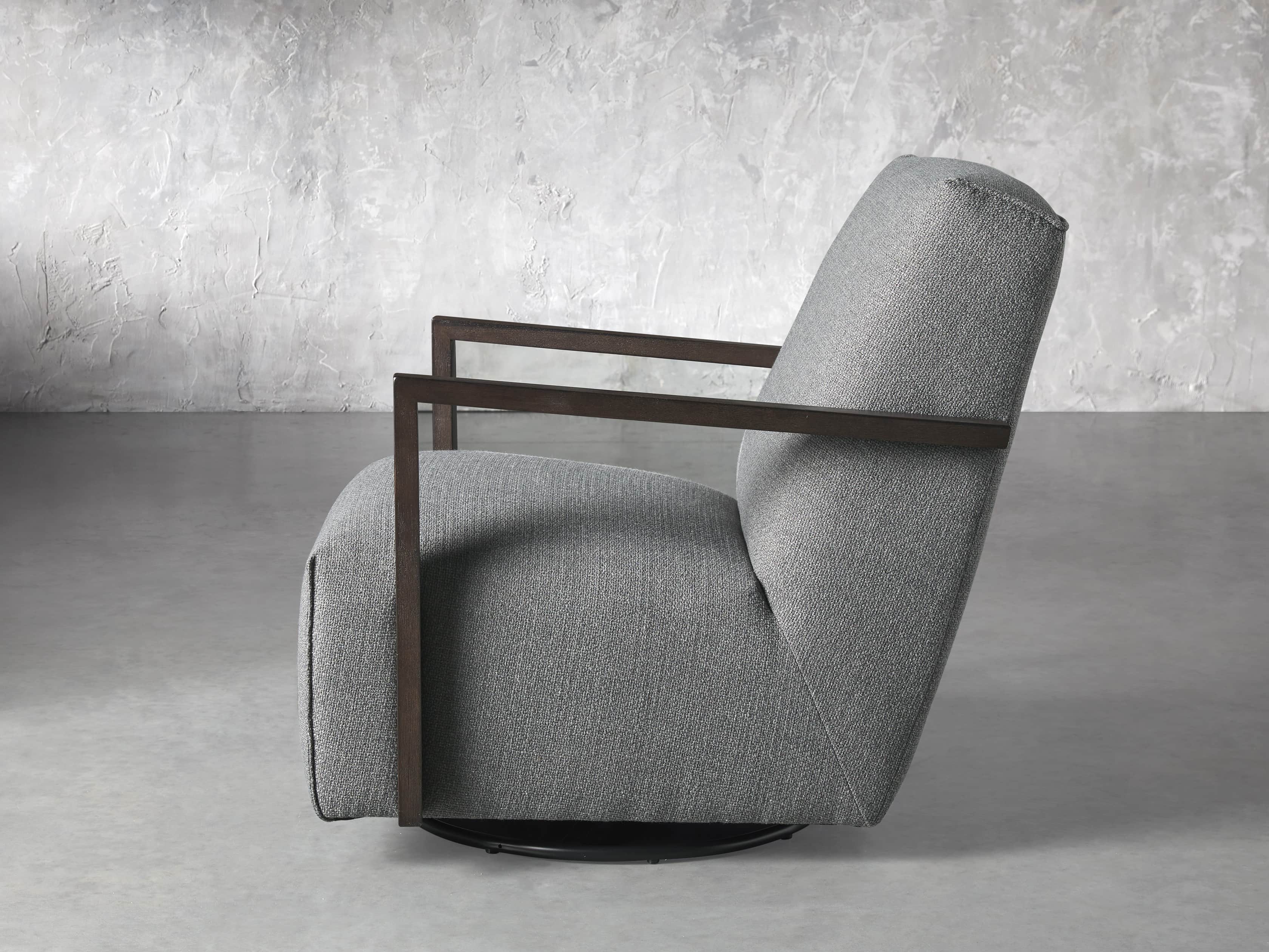 Walsh Upholstered 30" Glider in Moto Flannel, slide 3 of 7