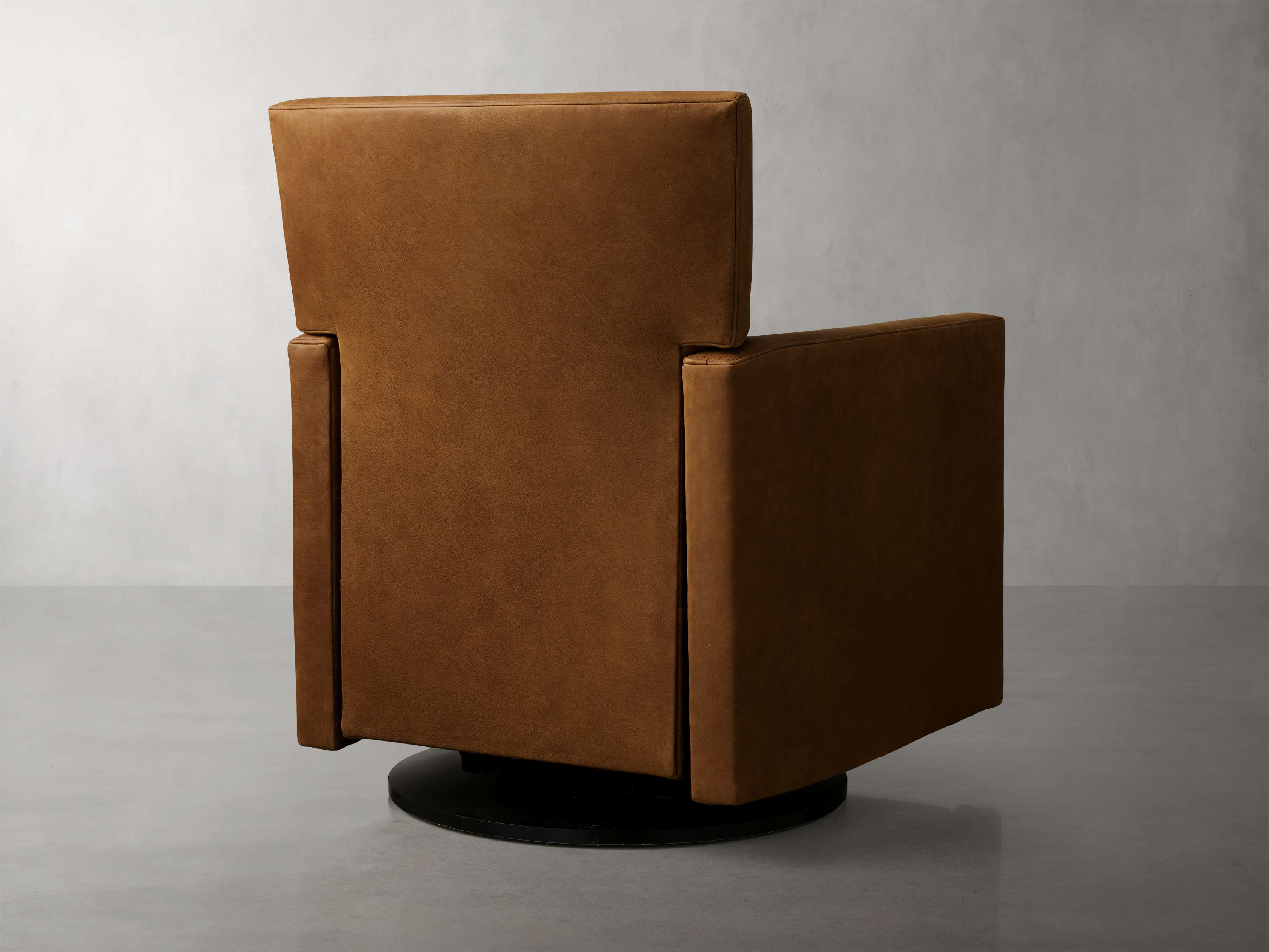 Rudy Leather Swivel Recliner