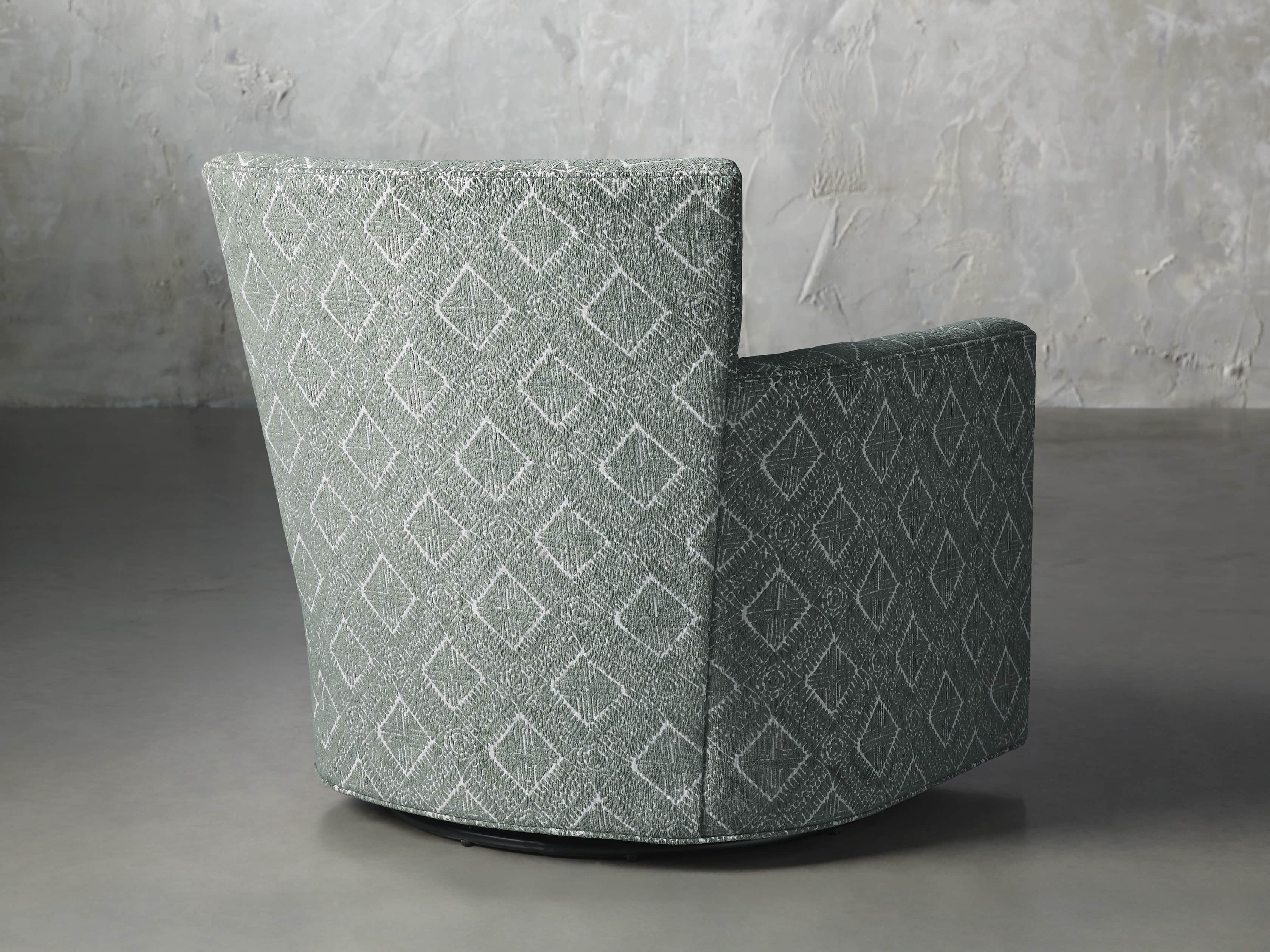 Rudy Upholstered 31" Swivel Chair, slide 5 of 8