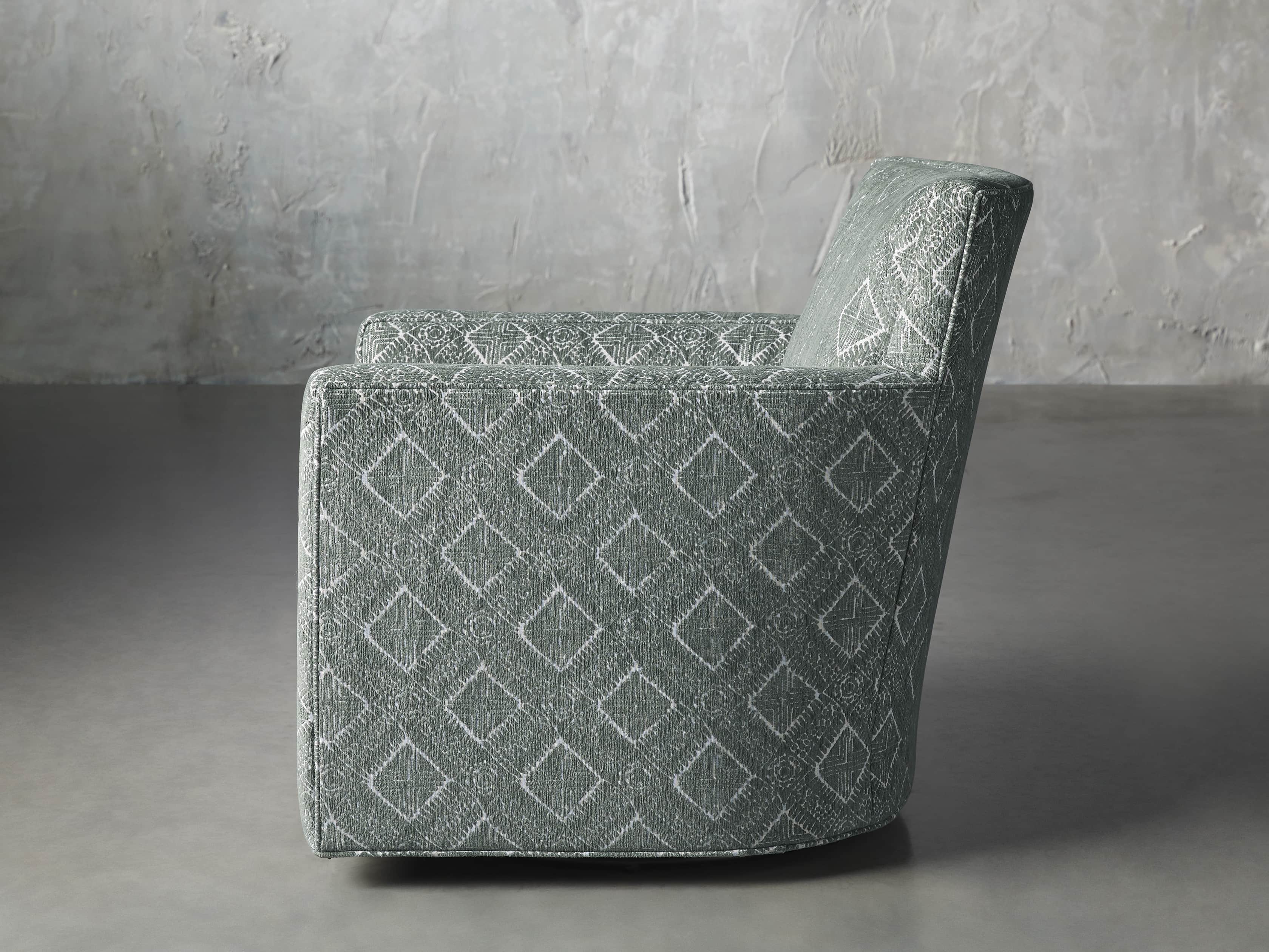 Rudy Upholstered 31" Swivel Chair, slide 4 of 8