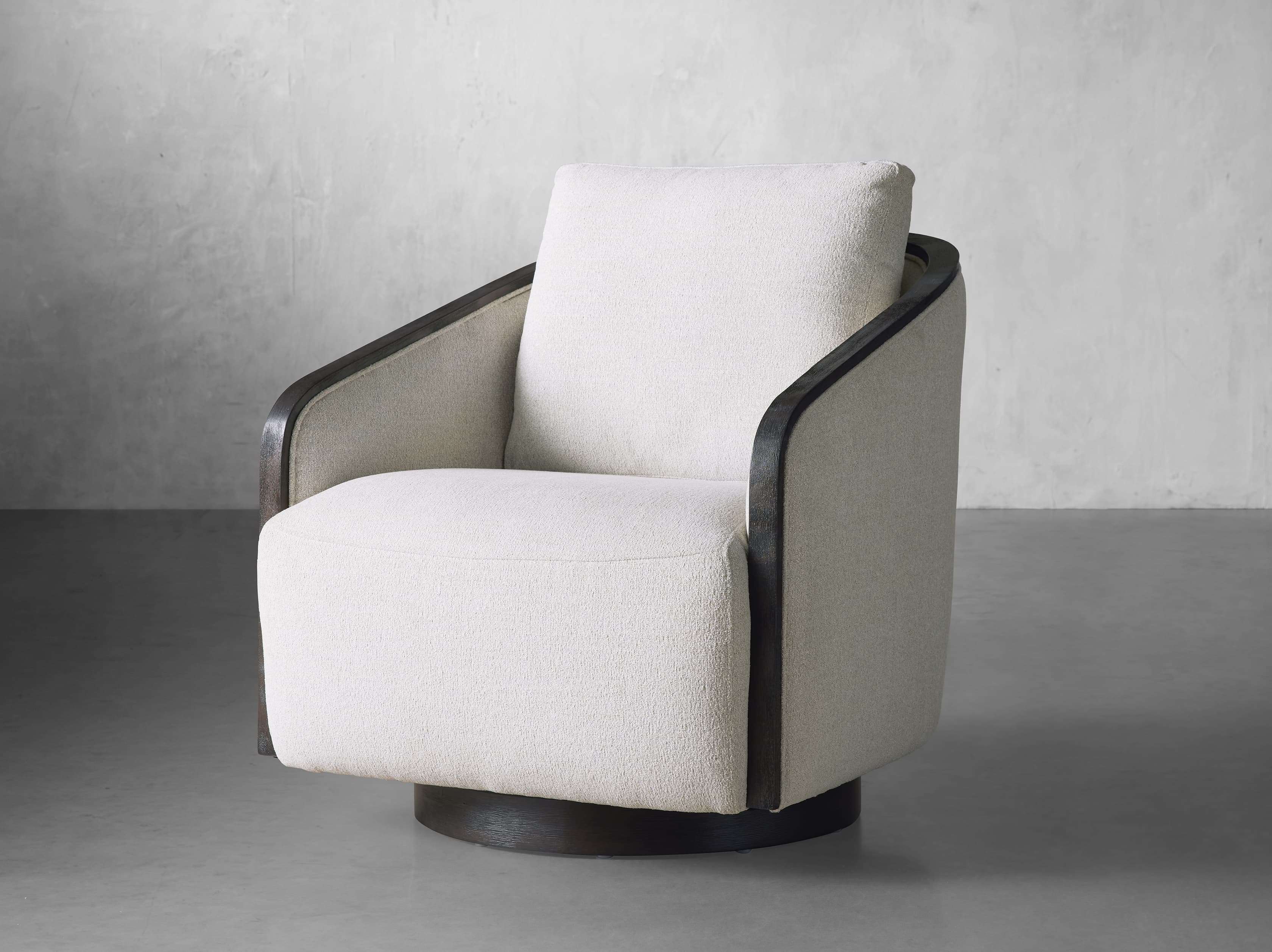 Arhaus branson swivel discount chair