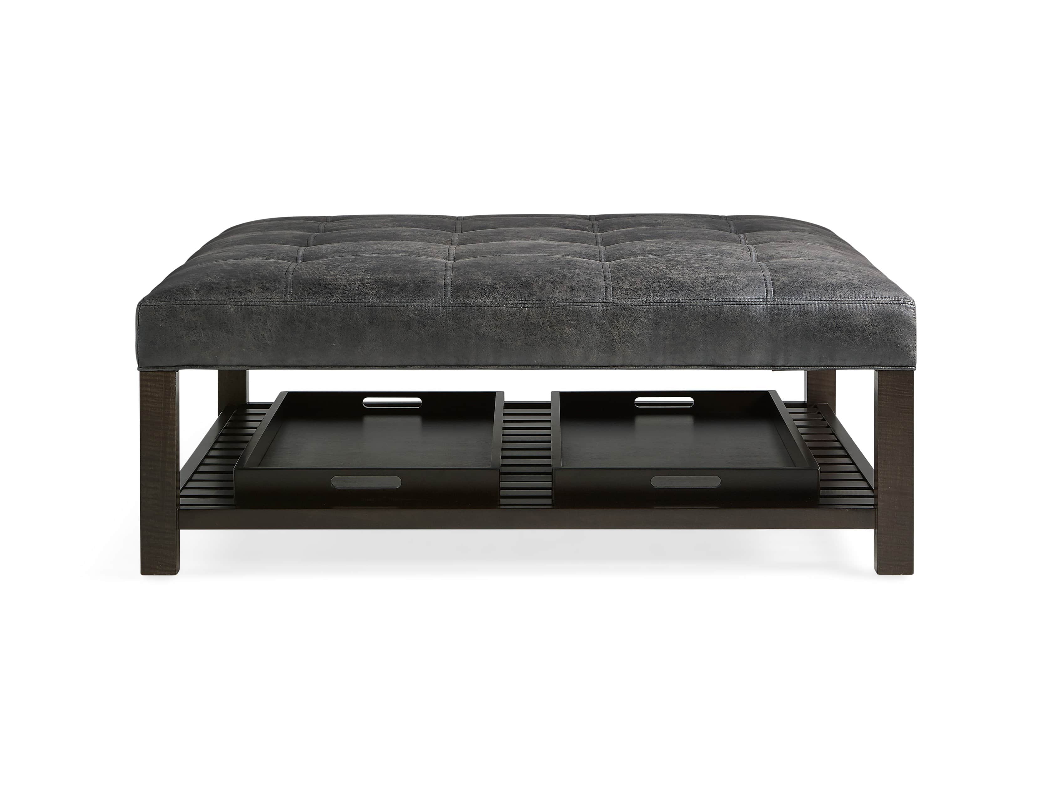 Butler Biscuit Tufted 48" Ottoman