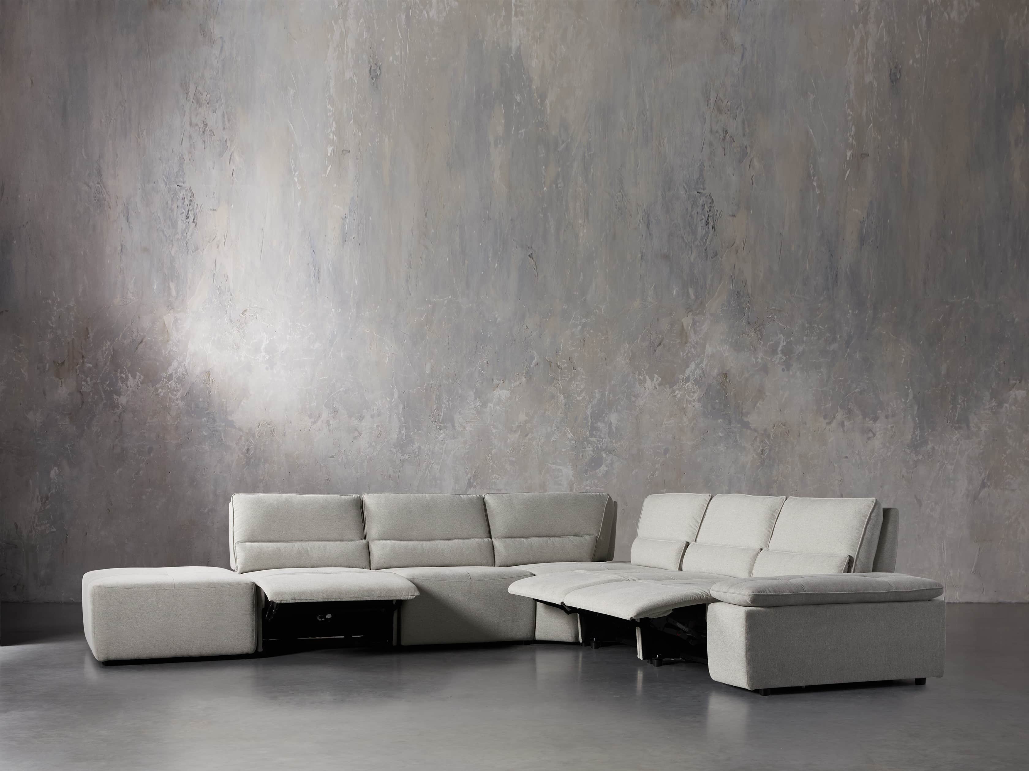 Madden Upholstered Seven Piece Motion Sectional