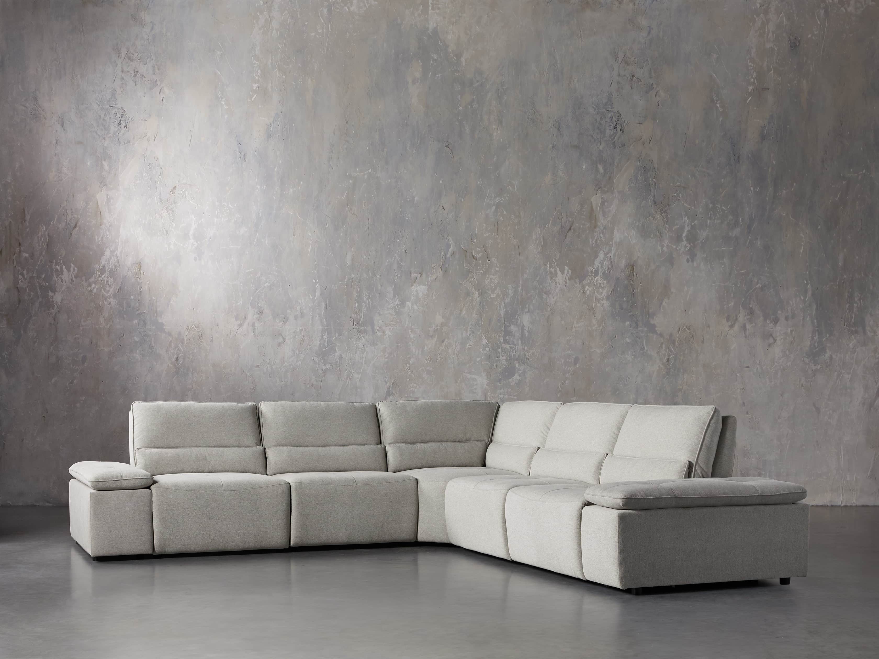 Madden Upholstered Seven Piece Motion Corner Sectional