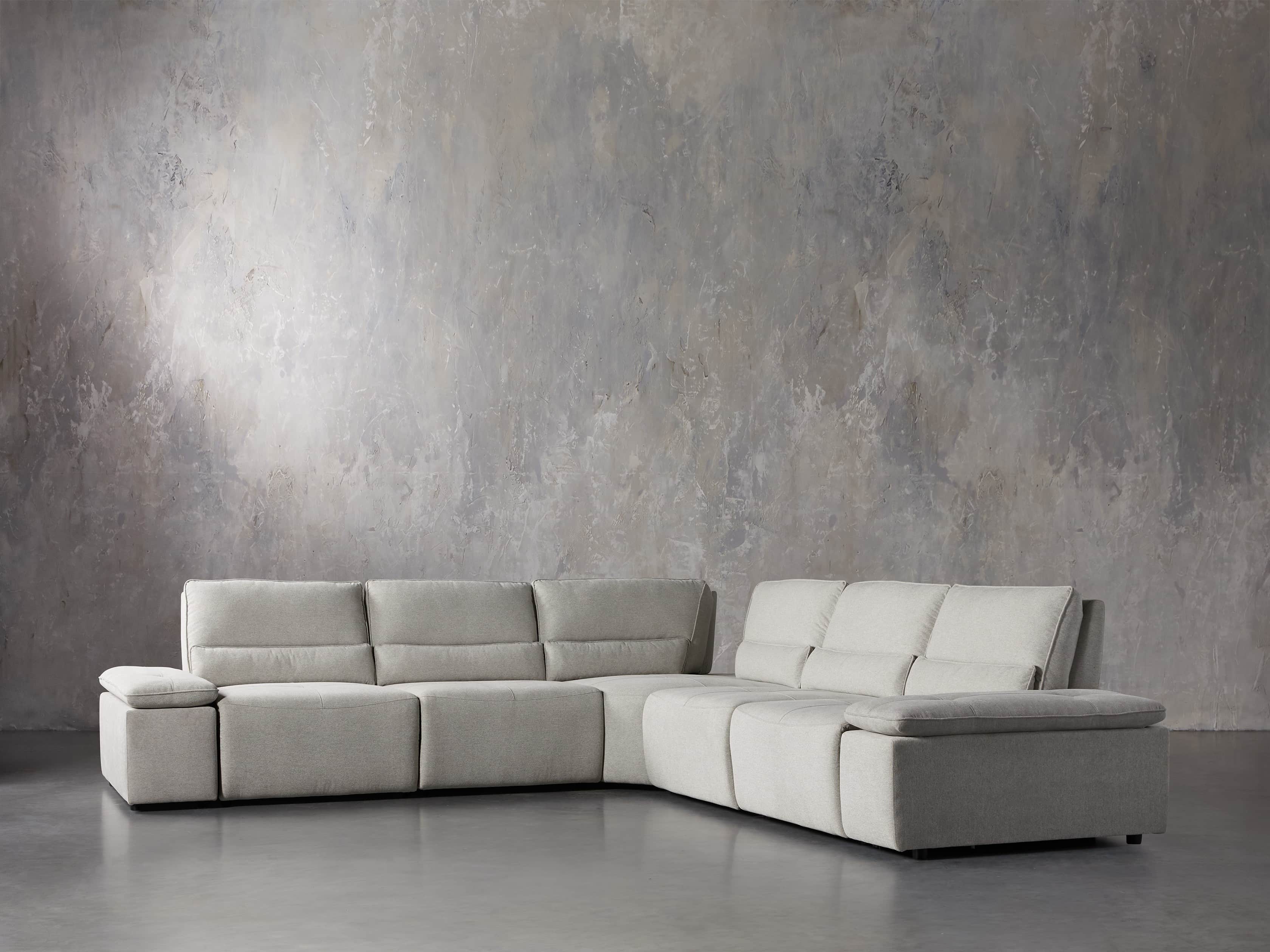 Madden Upholstered Seven Piece Motion Corner Sectional
