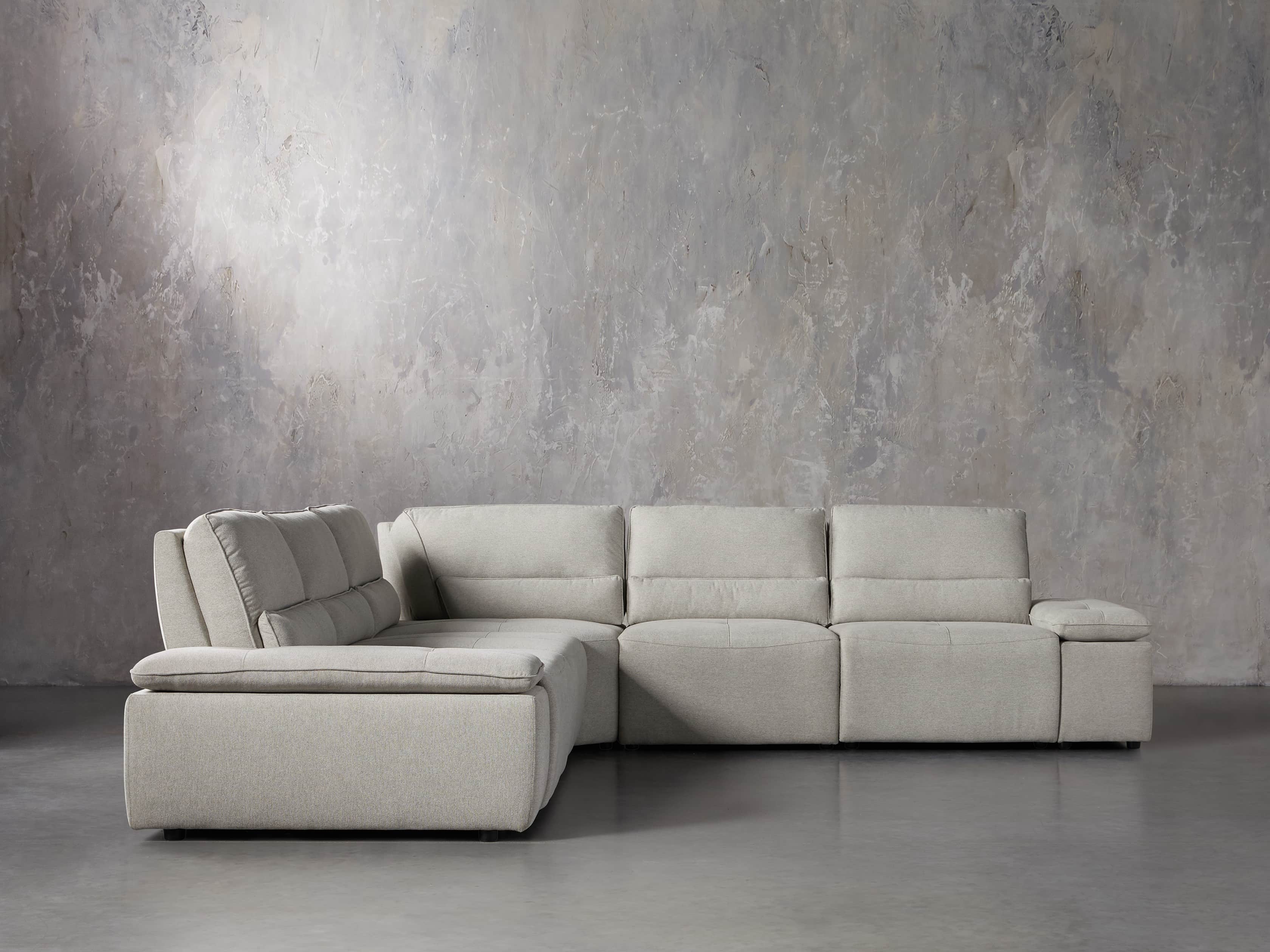 Madden Upholstered Seven Piece Motion Corner Sectional