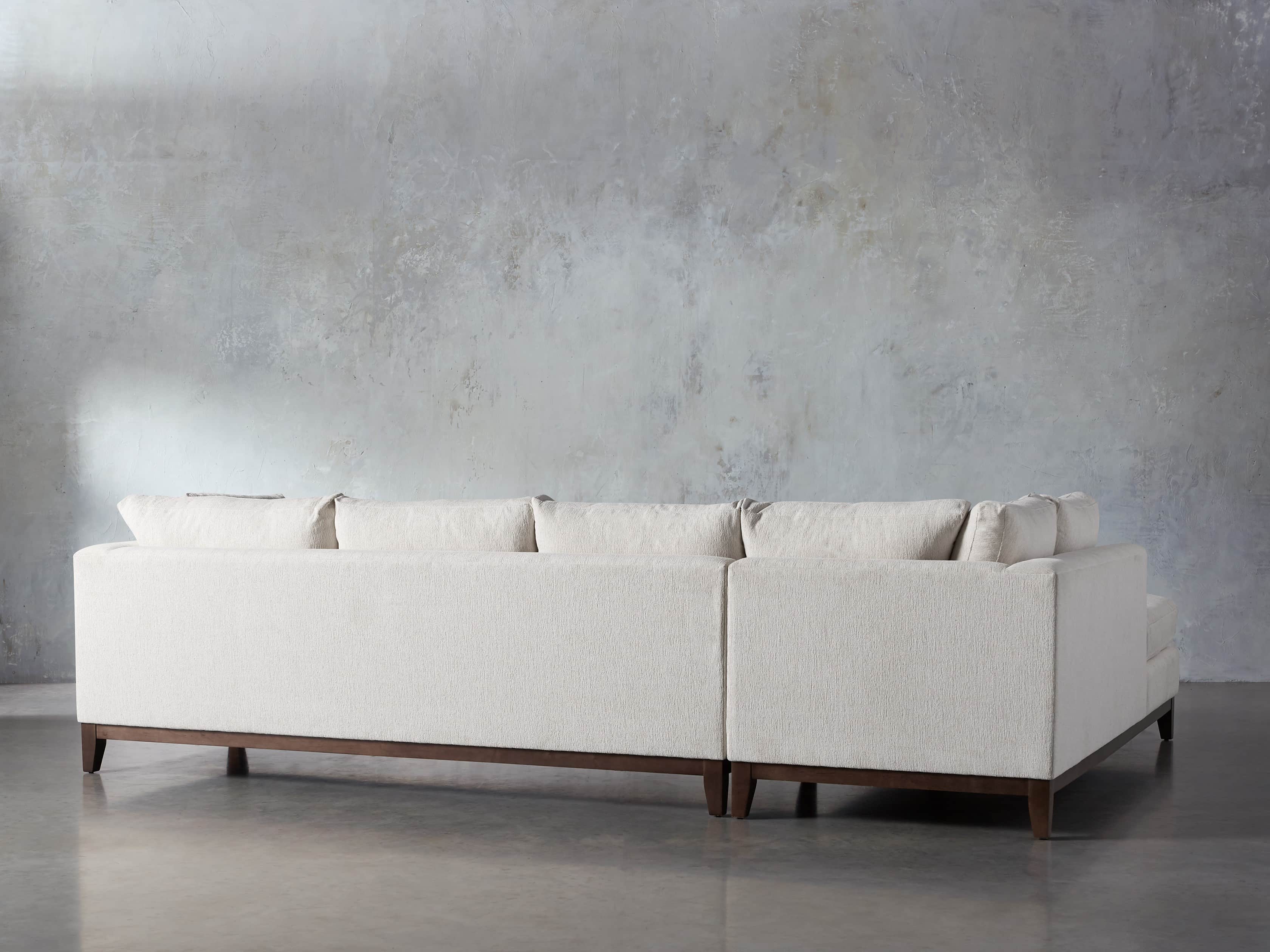 Bryden Upholstered 129" Left Arm Daybed Sectional