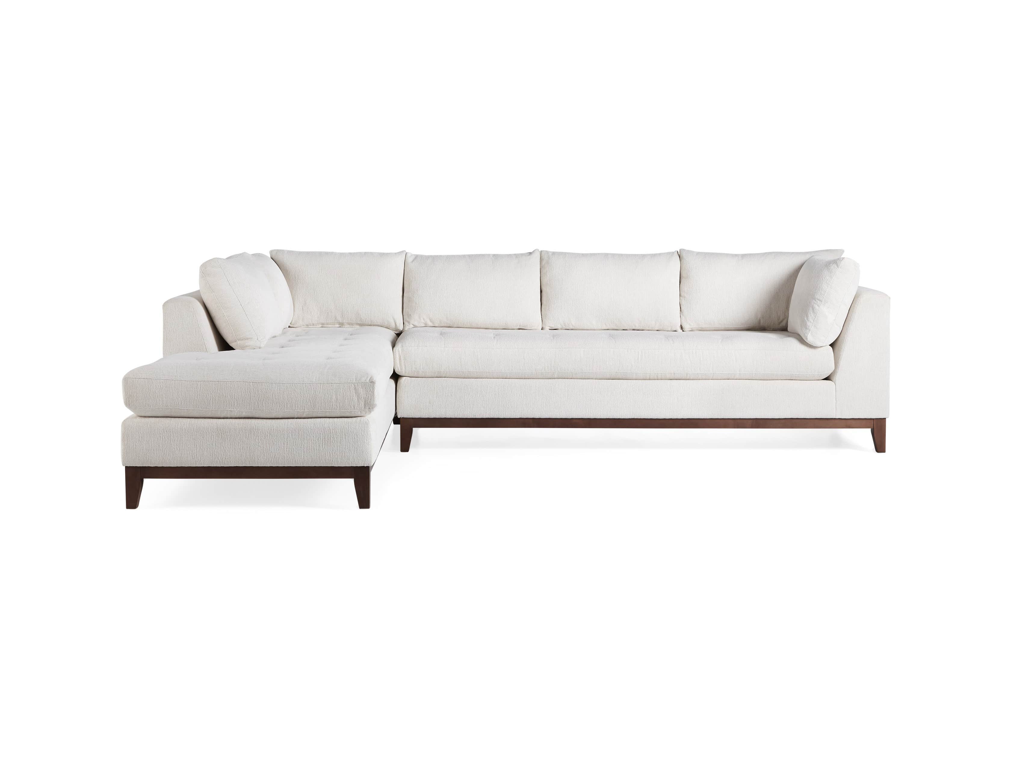 Bryden Upholstered 129" Left Arm Daybed Sectional