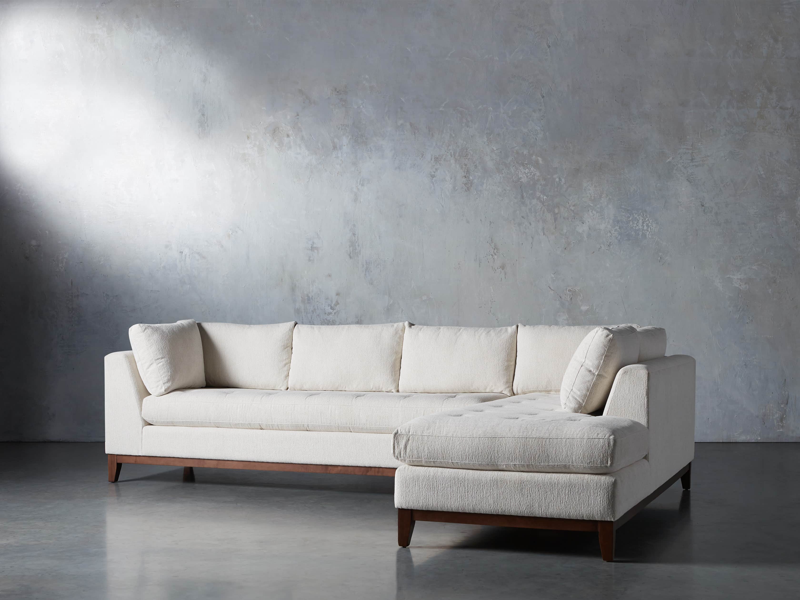 Bryden Upholstered 129" Right Arm Daybed Sectional