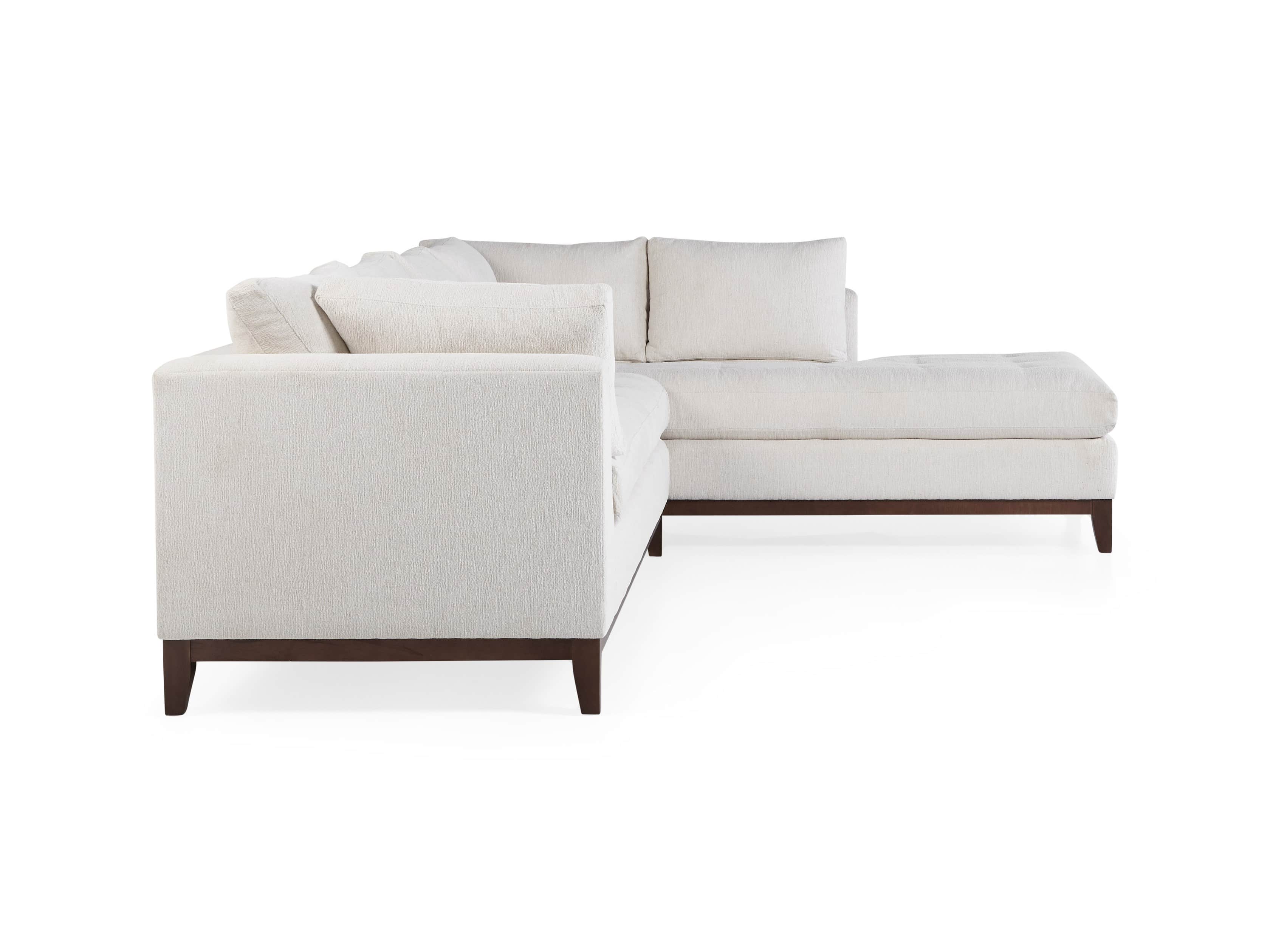 Bryden Upholstered 129" Right Arm Daybed Sectional