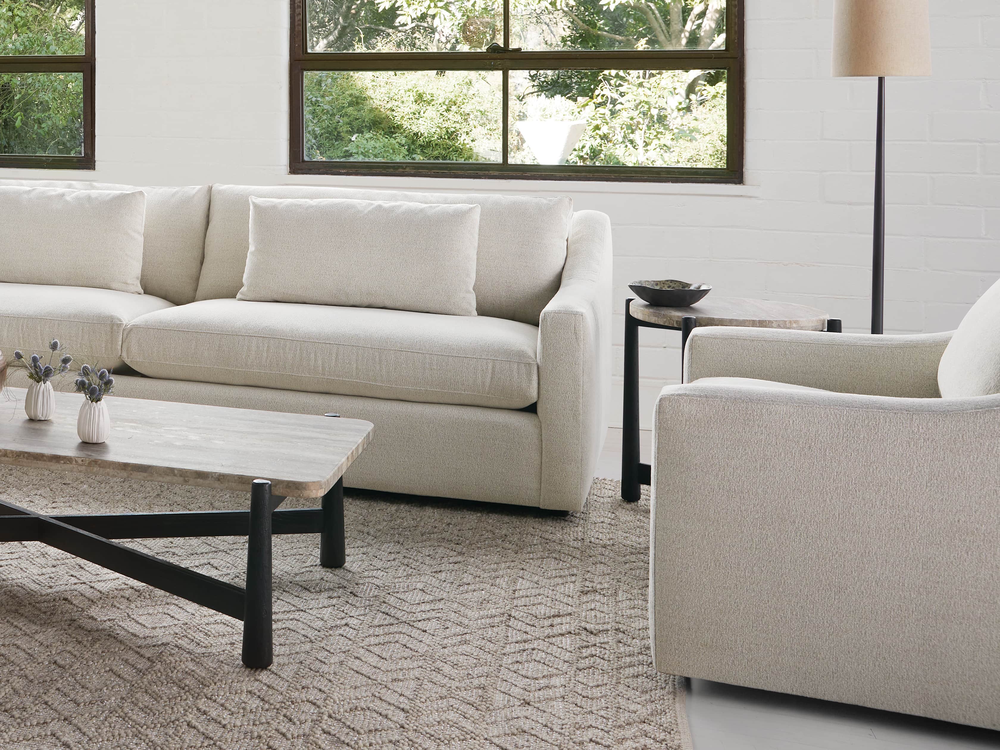 Ashby Swivel Chair Arhaus