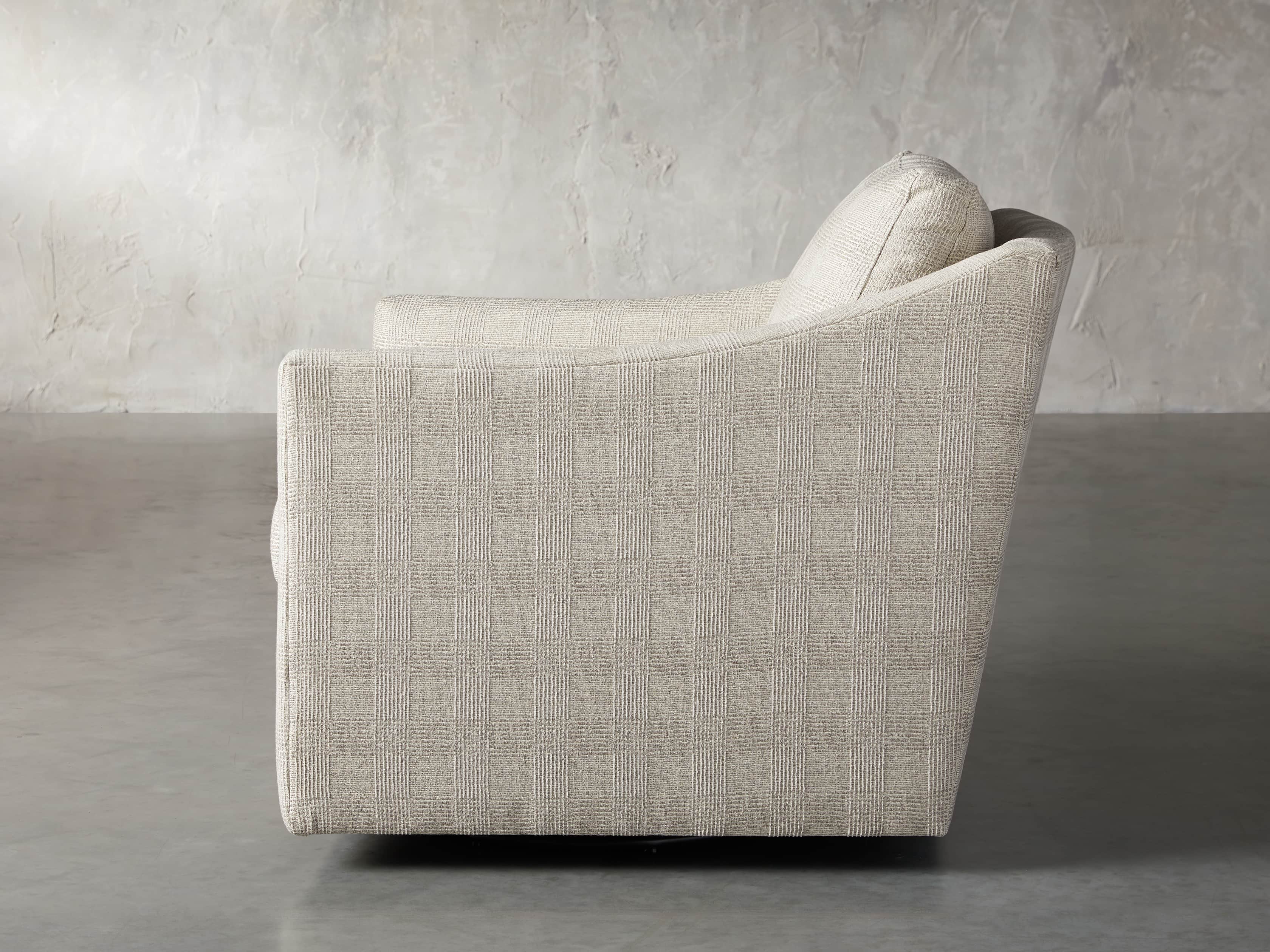 Branson Upholstered 31" Swivel Chair, slide 4 of 9