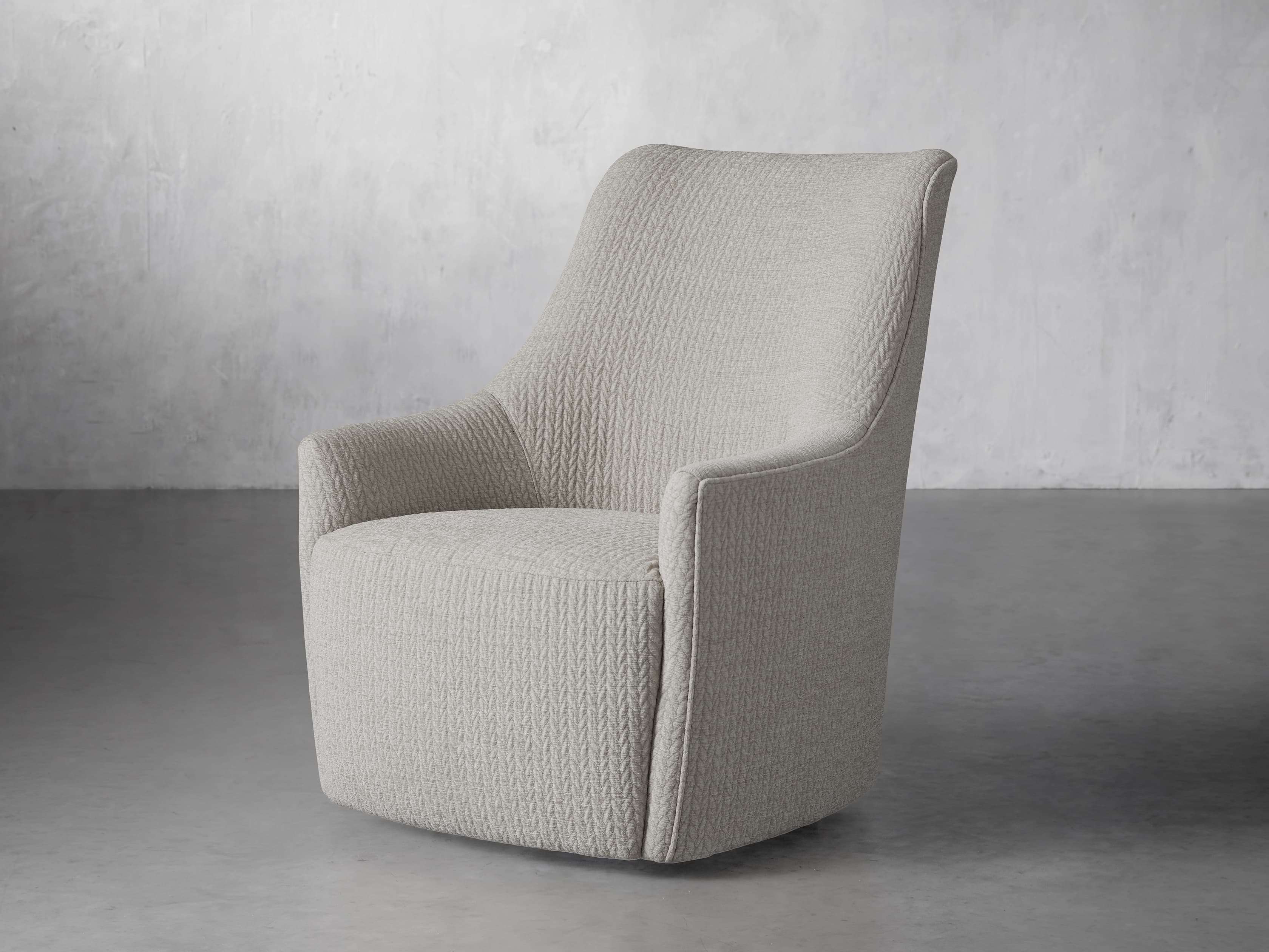 dark gray wingback chair