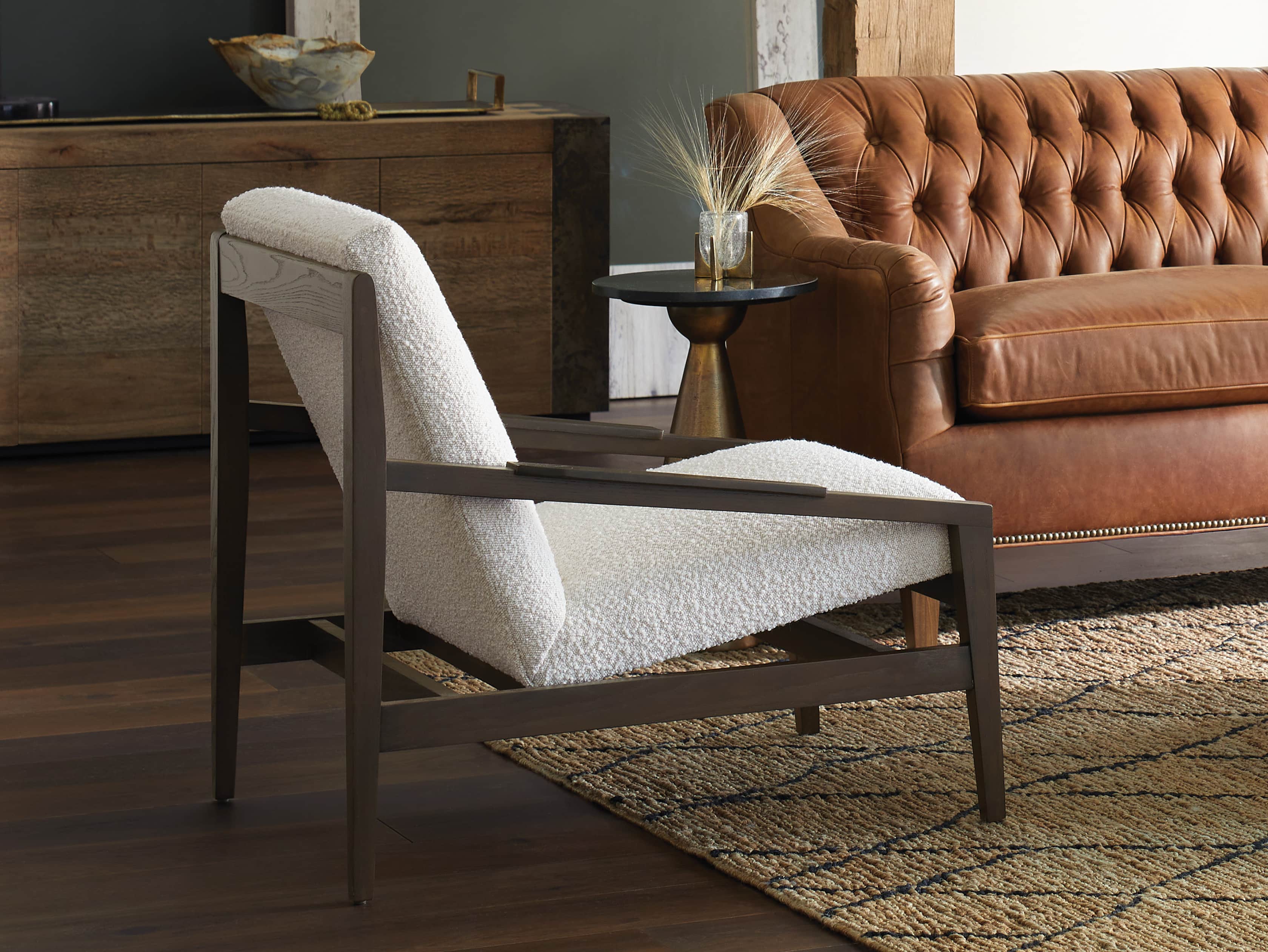 Sarlow Upholstered 28" Chair in Burbank Natural, slide 1 of 8