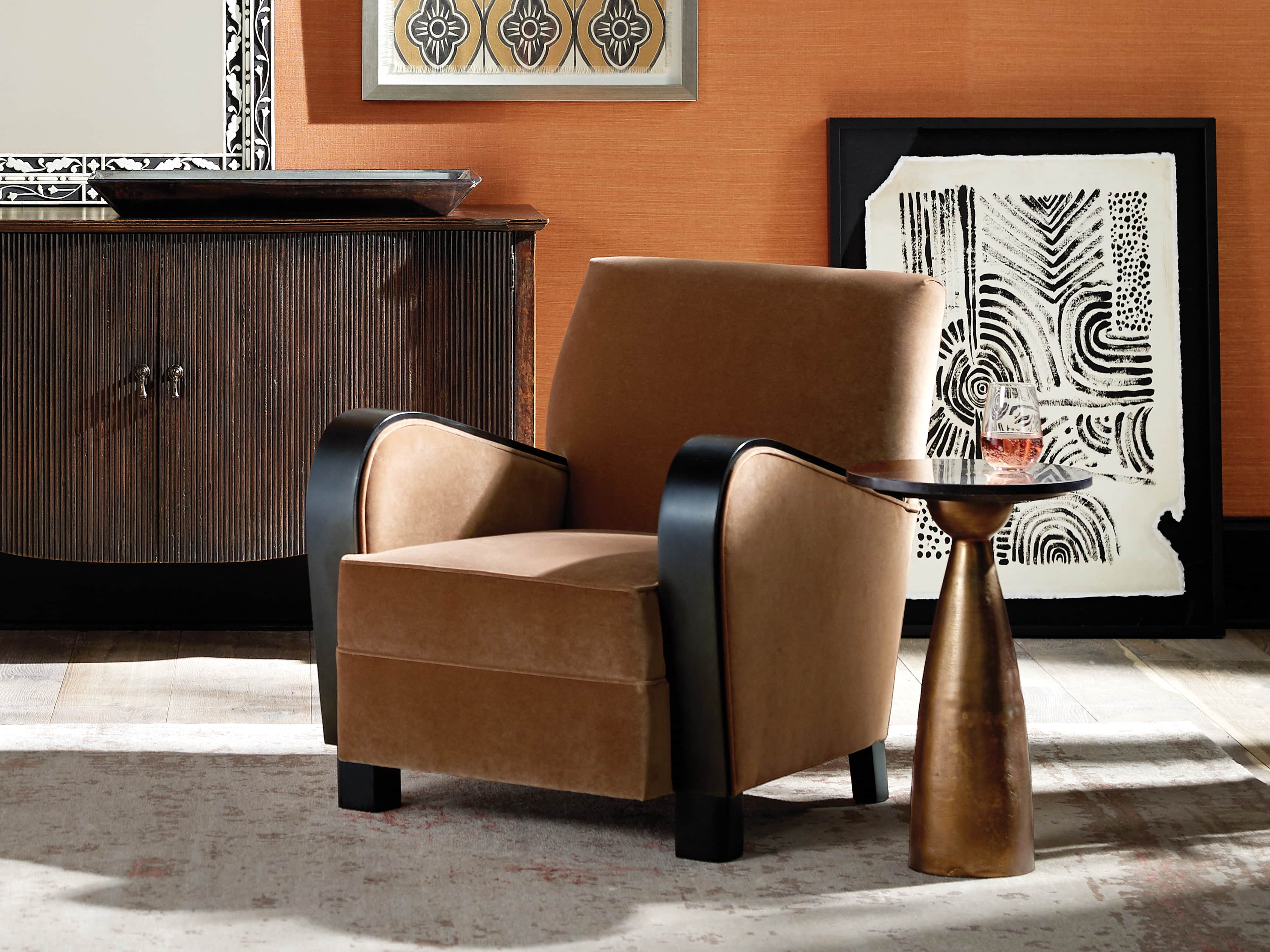 Delaney Upholstered 29" Chair, slide 1 of 9