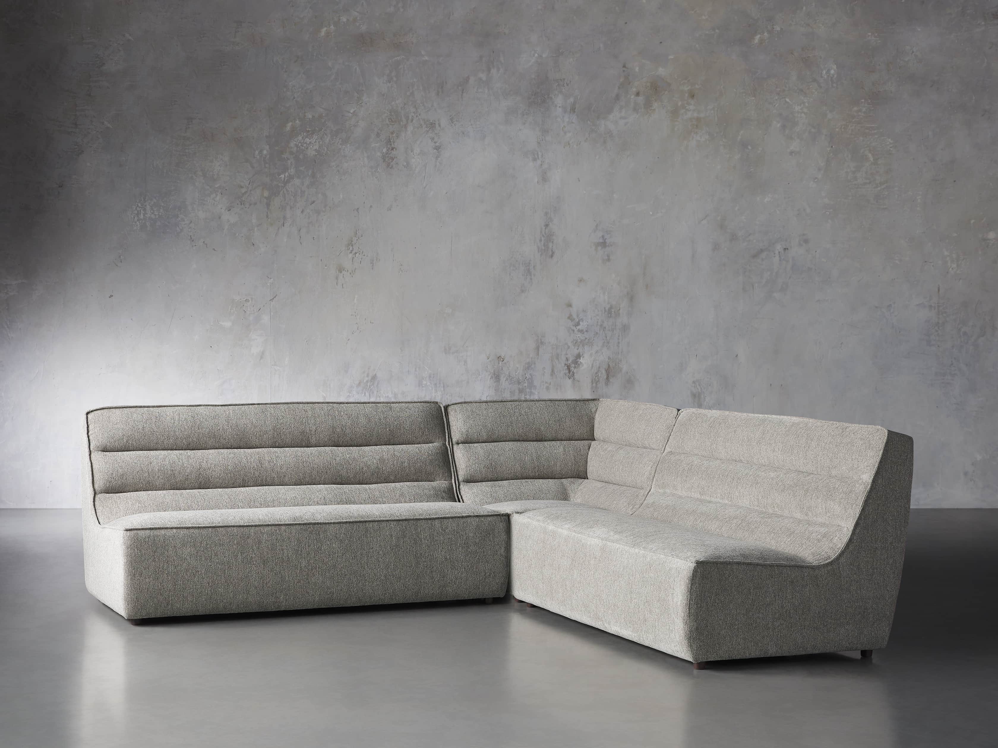 Archer Upholstered 113" Three Piece Corner Sectional, slide 2 of 7