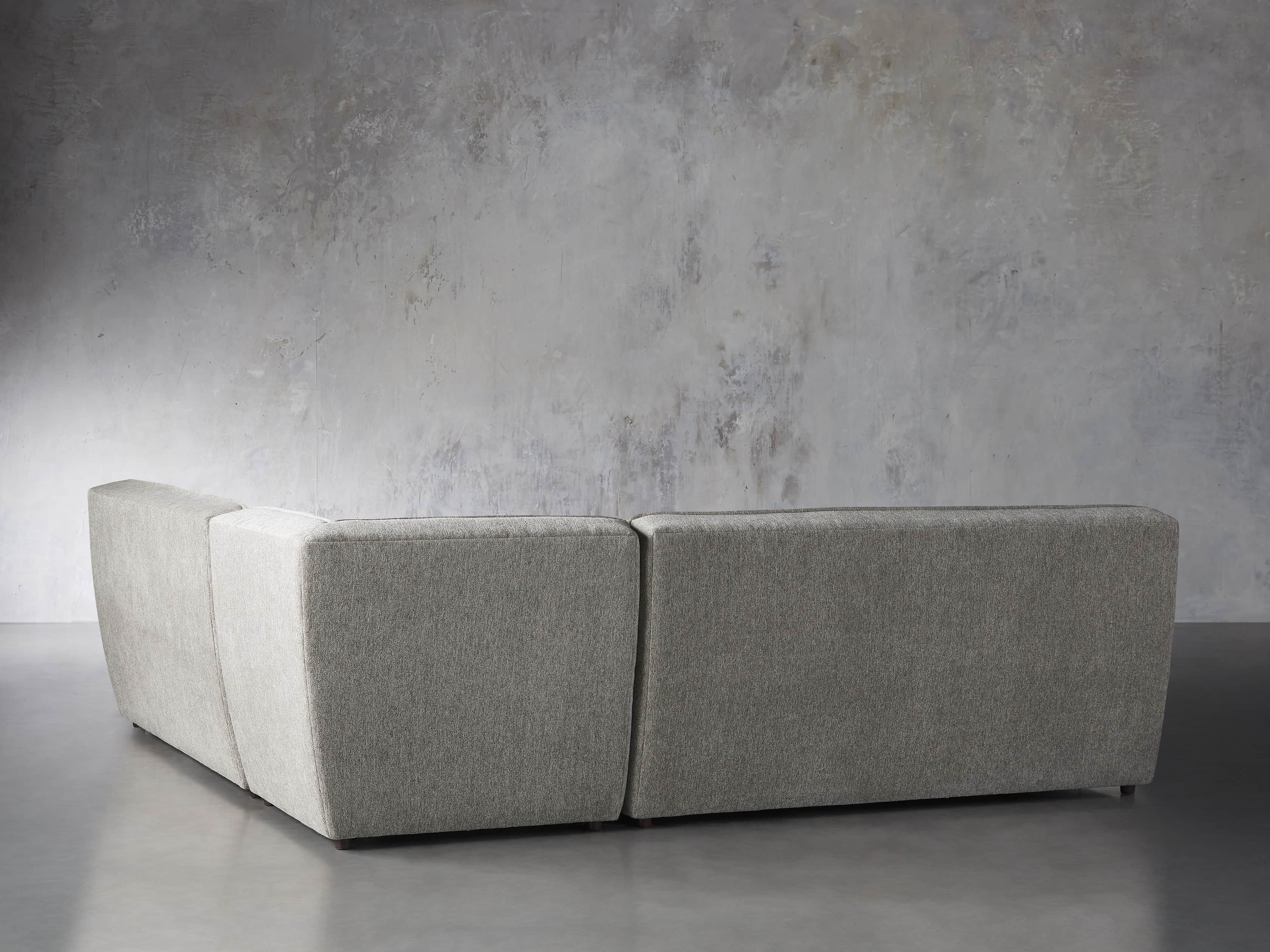 Archer Upholstered 113" Three Piece Corner Sectional, slide 3 of 7