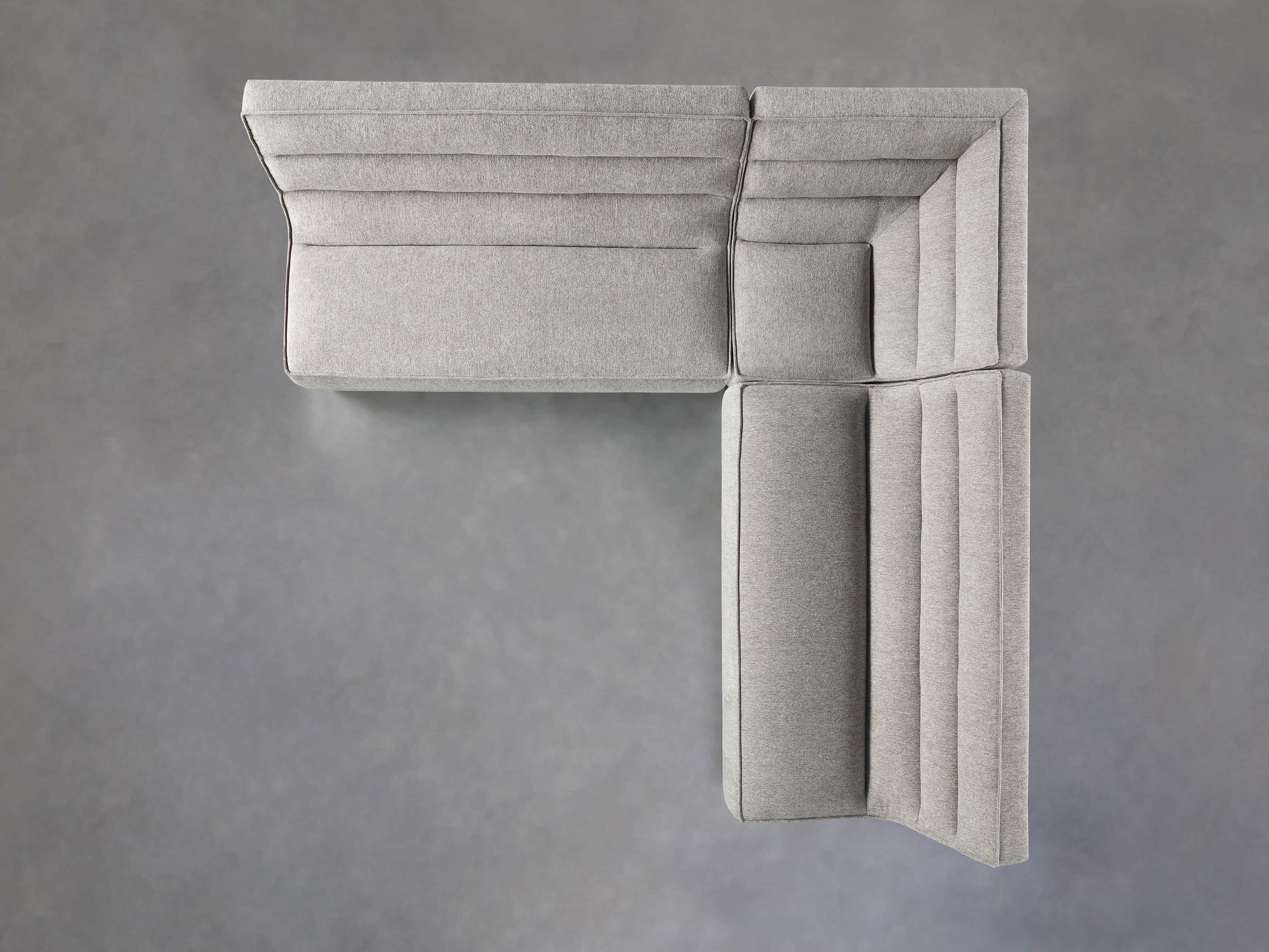 Archer Upholstered 113" Three Piece Corner Sectional, slide 4 of 7