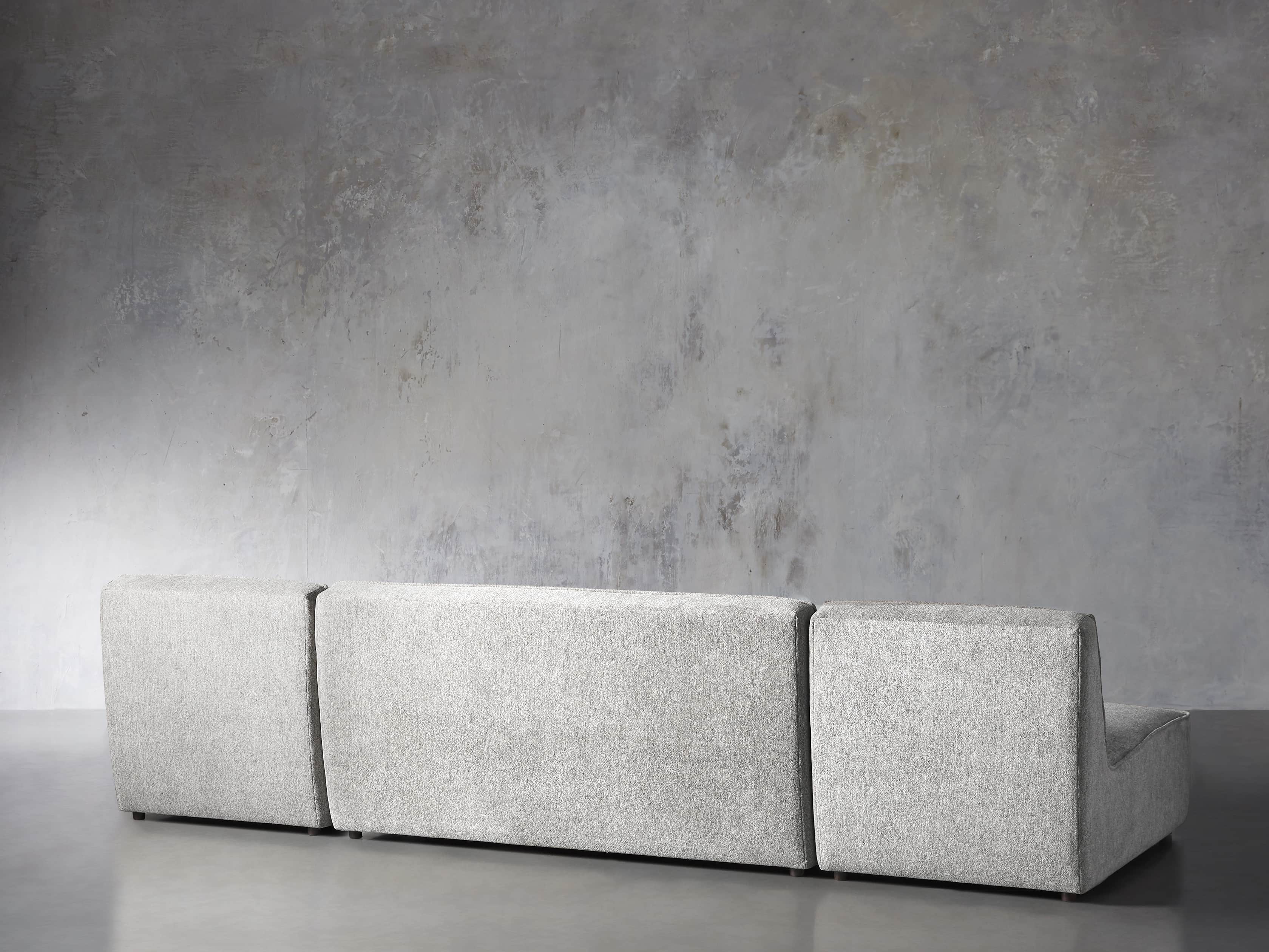 Archer Upholstered 144" Three Piece Sectional, slide 3 of 7