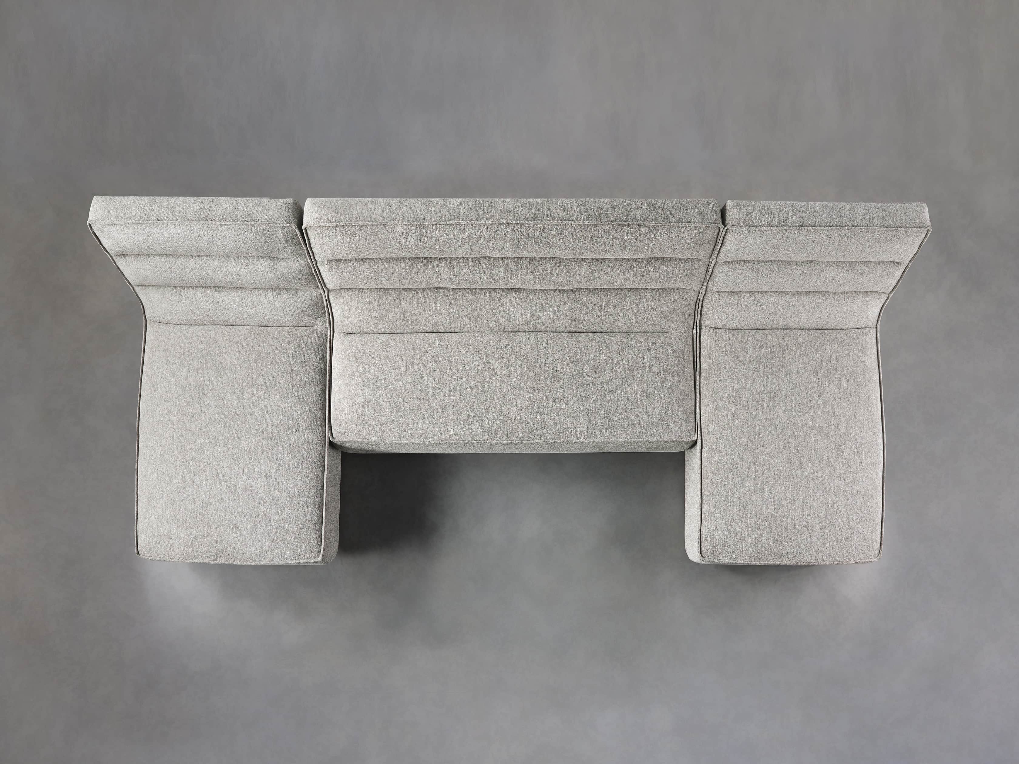 Archer Upholstered 144" Three Piece Sectional, slide 4 of 7