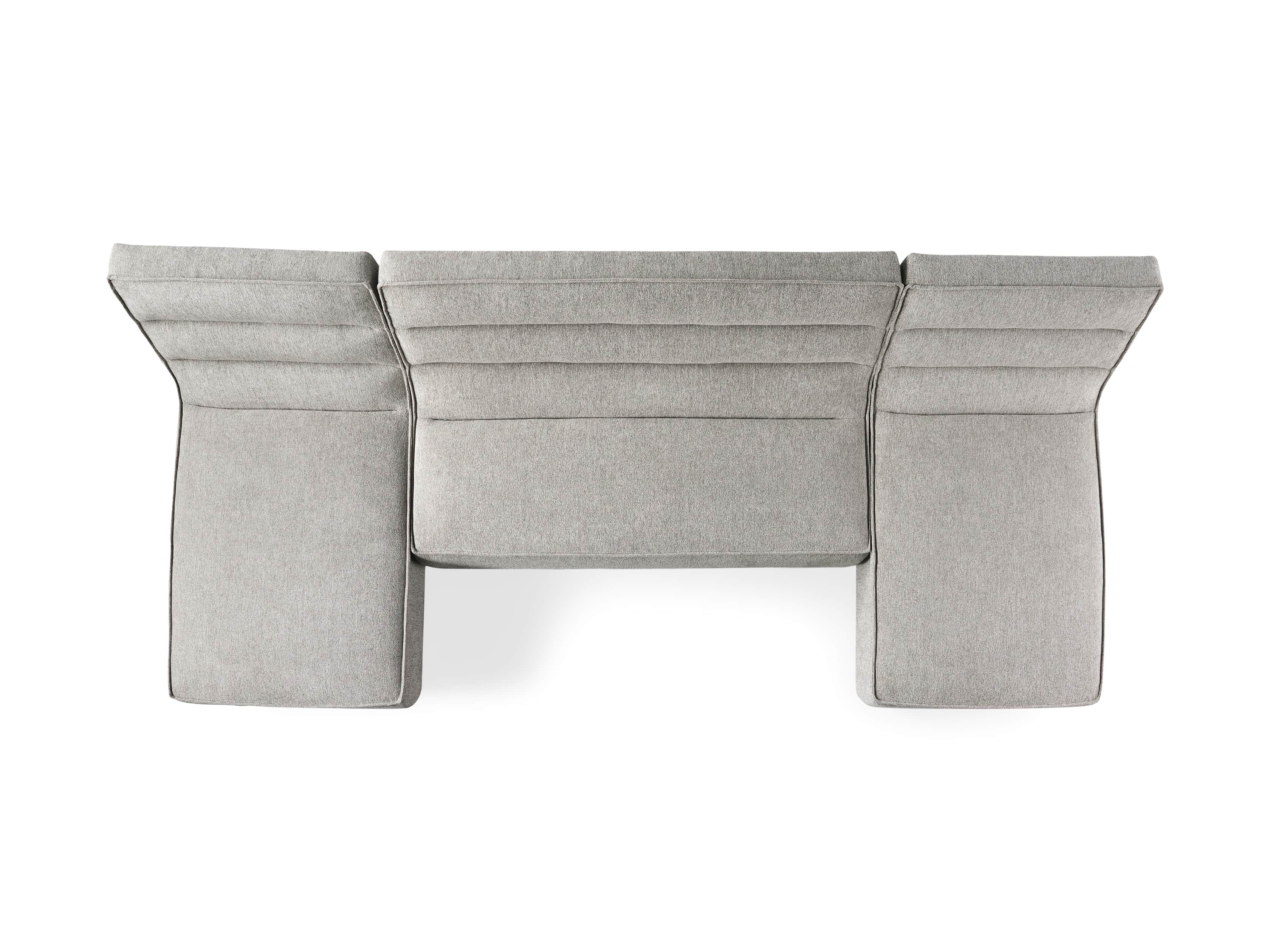 Archer Upholstered 144" Three Piece Sectional, slide 7 of 7