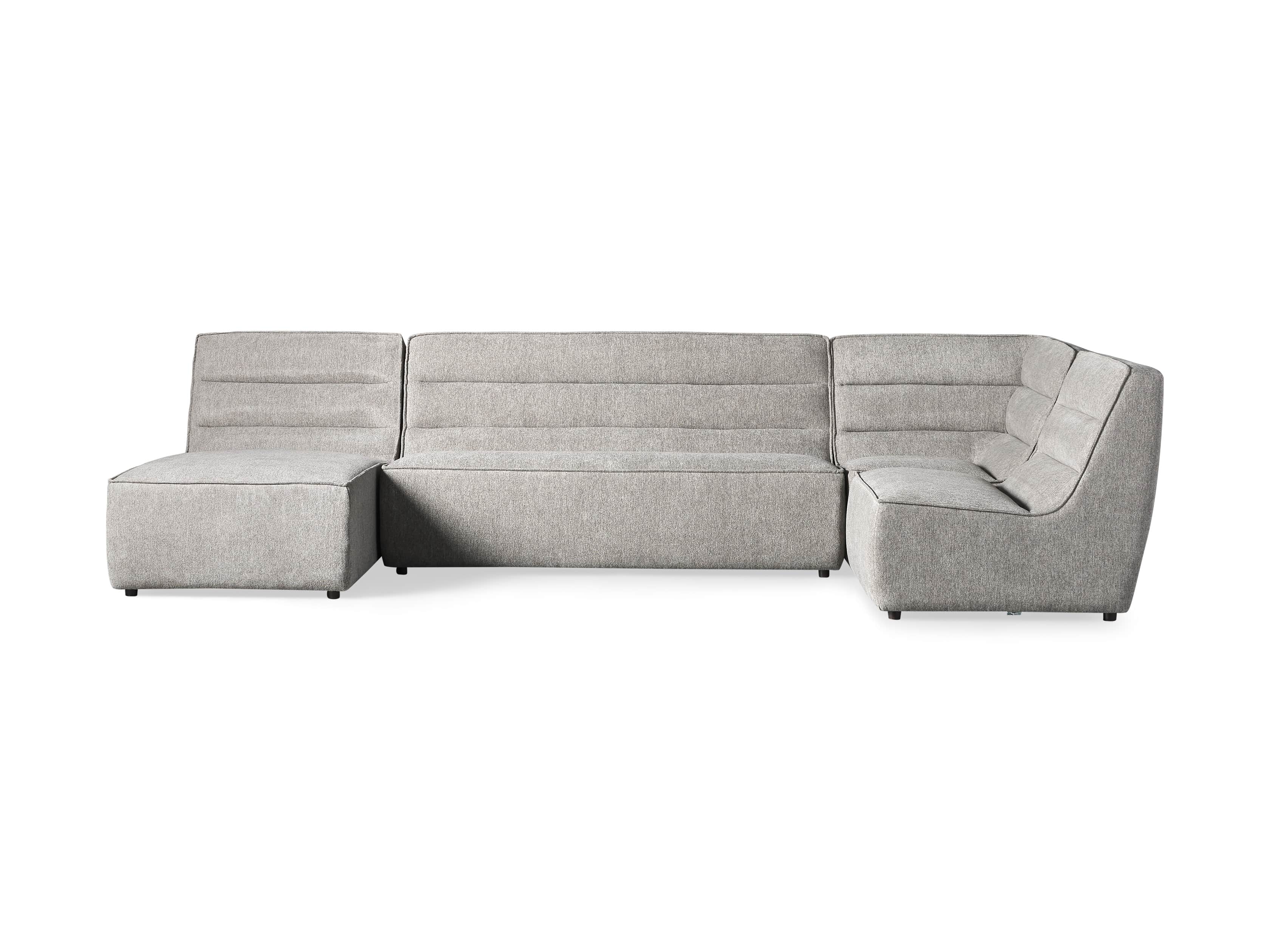 Archer Upholstered 149" Four Piece Sectional, slide 7 of 8