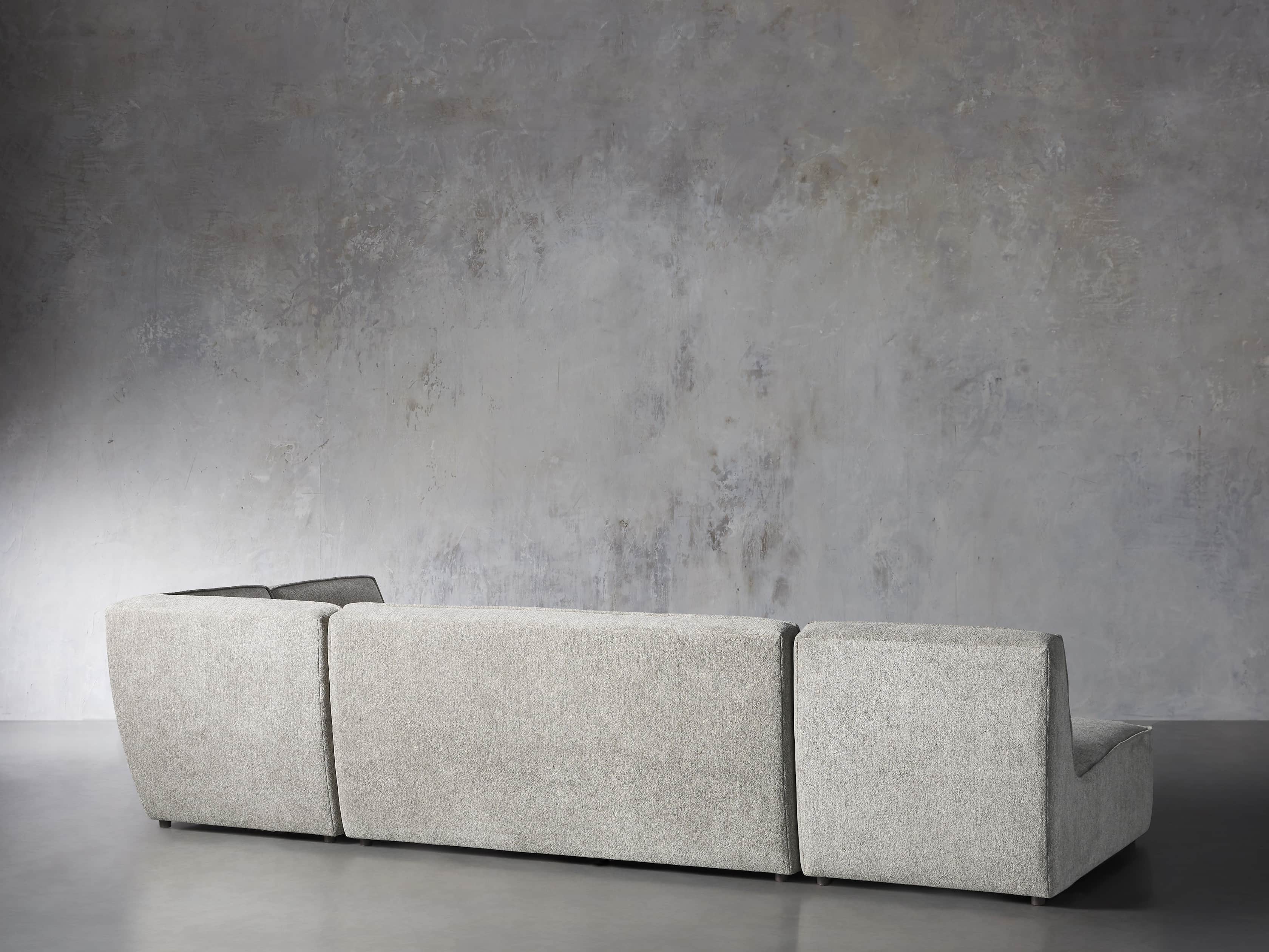 Archer Upholstered 149" Four Piece Sectional, slide 4 of 8