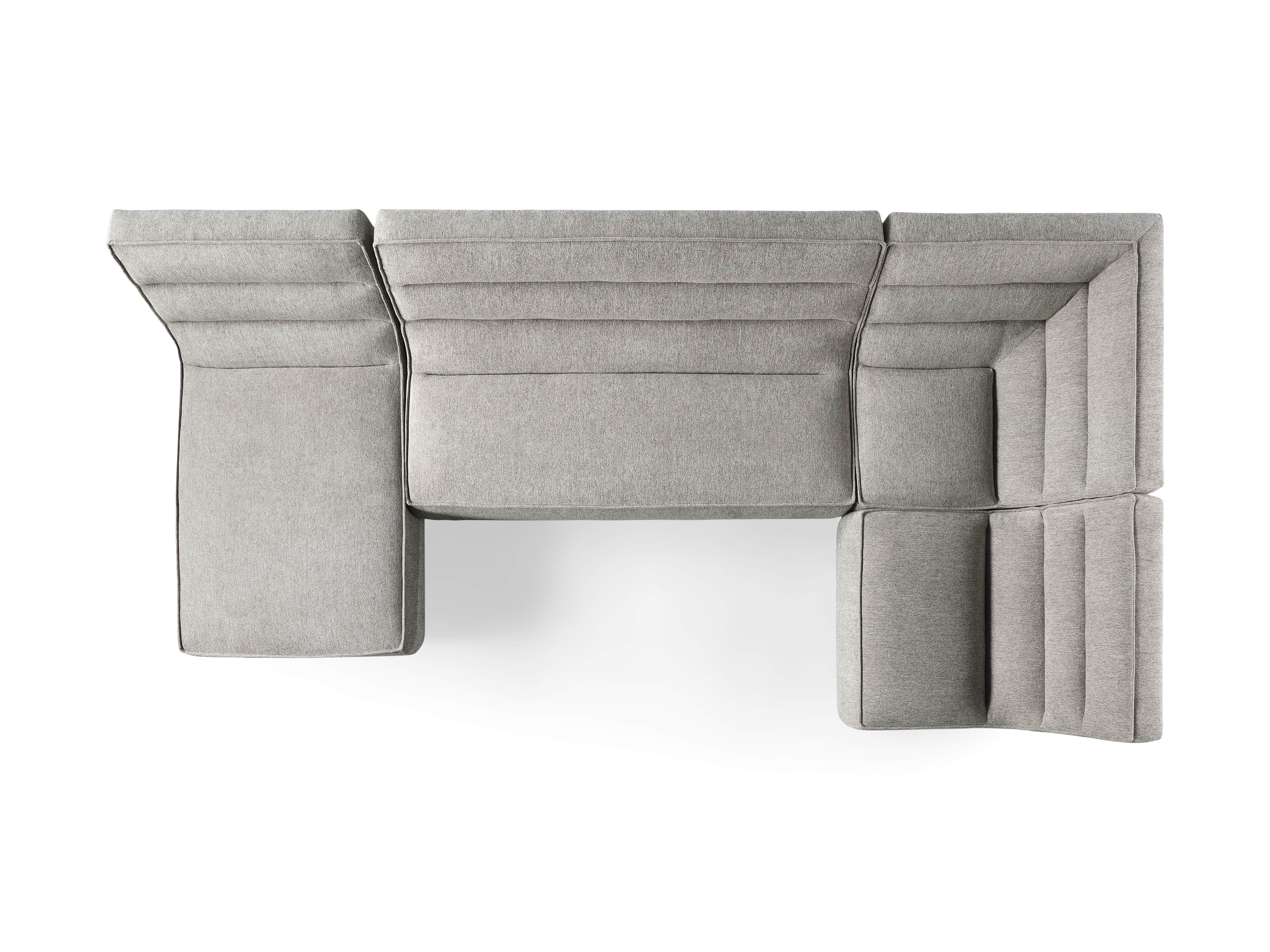 Archer Upholstered 149" Four Piece Sectional, slide 8 of 8