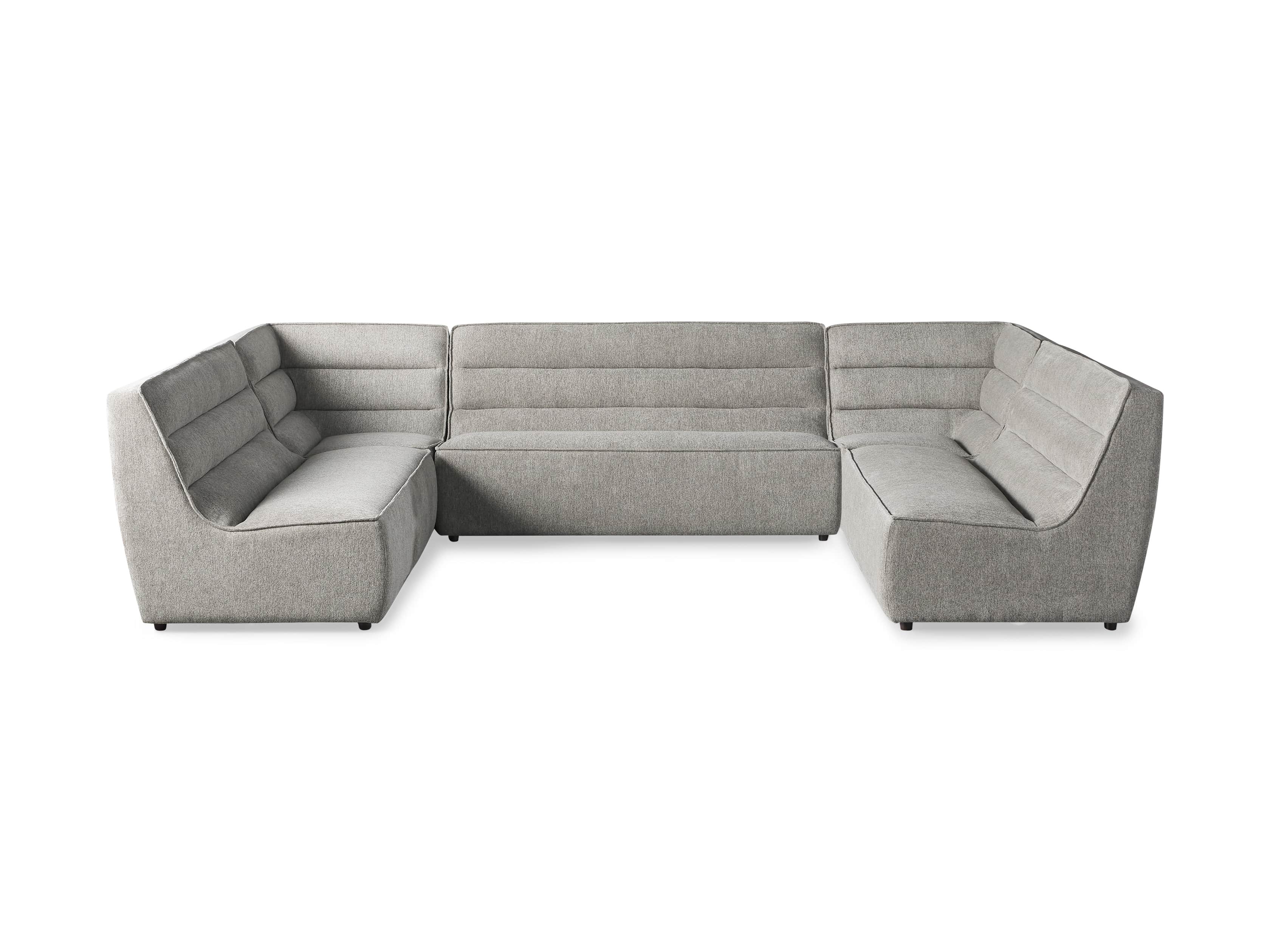 Archer Upholstered 154" Five Piece Sectional, slide 6 of 7