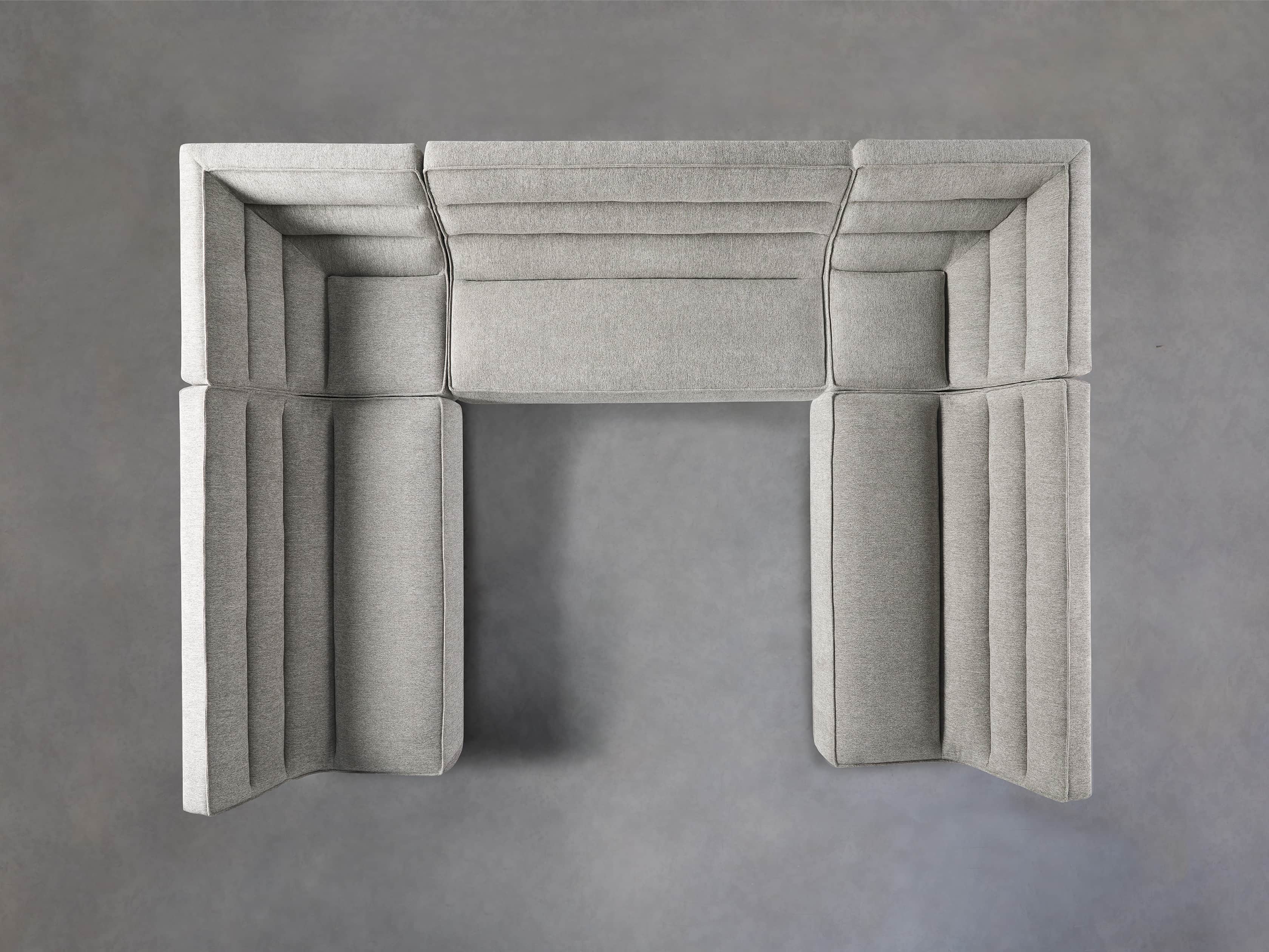 Archer Upholstered 154" Five Piece Sectional, slide 4 of 7