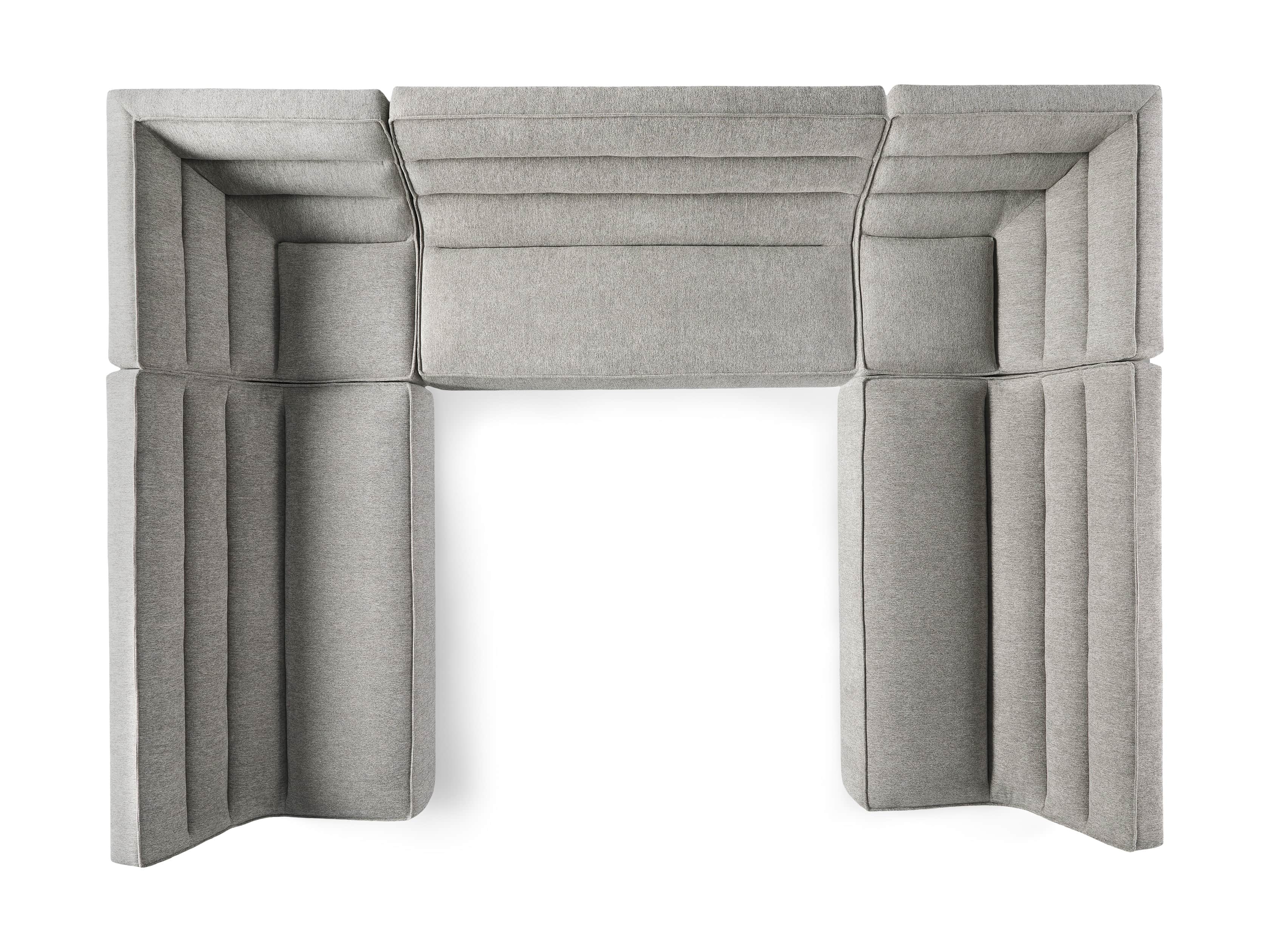 Archer Upholstered 154" Five Piece Sectional, slide 7 of 7