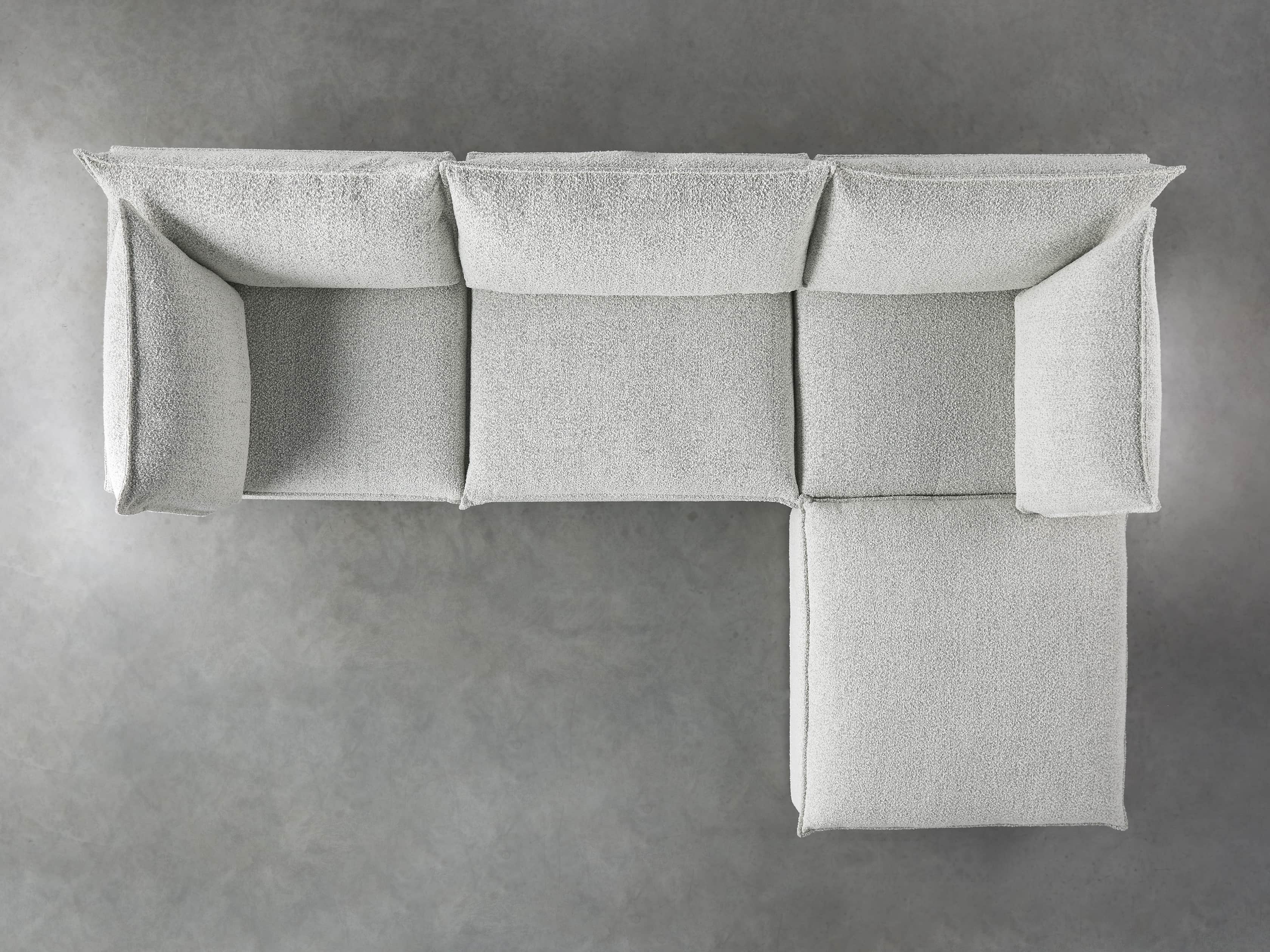 Owen Upholstered Four Piece Sectional, slide 4 of 6