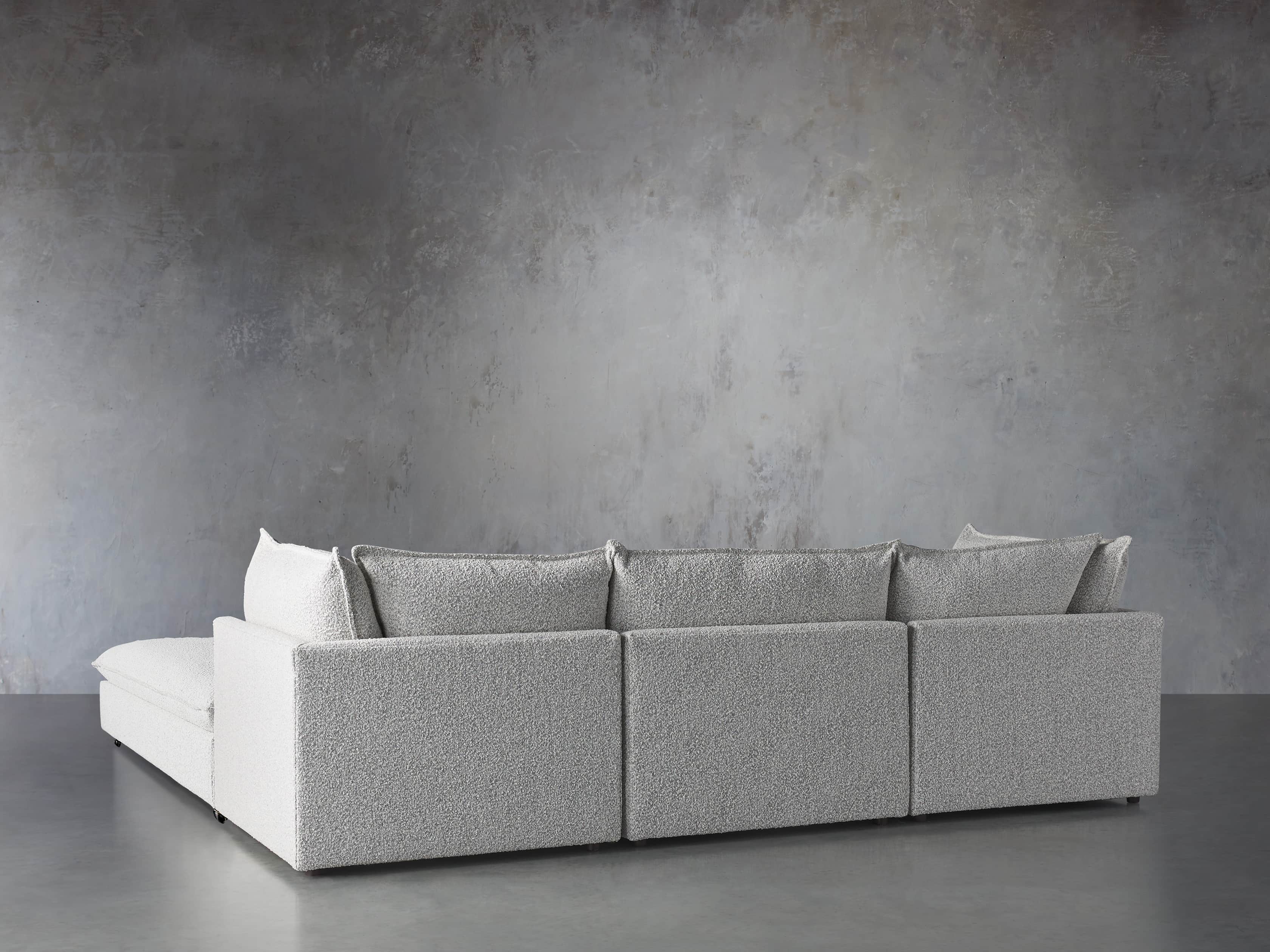 Owen Upholstered Four Piece Sectional, slide 3 of 6