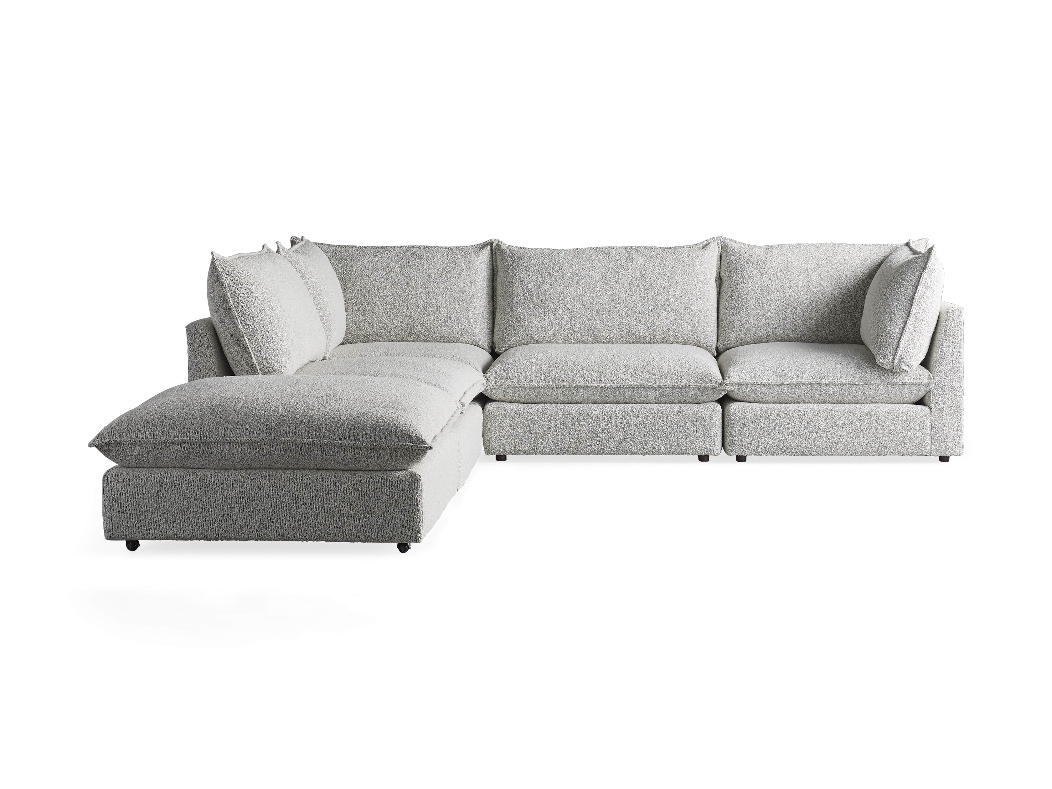 Owen Upholstered Five Piece Reverse Sectional, slide 9 of 9