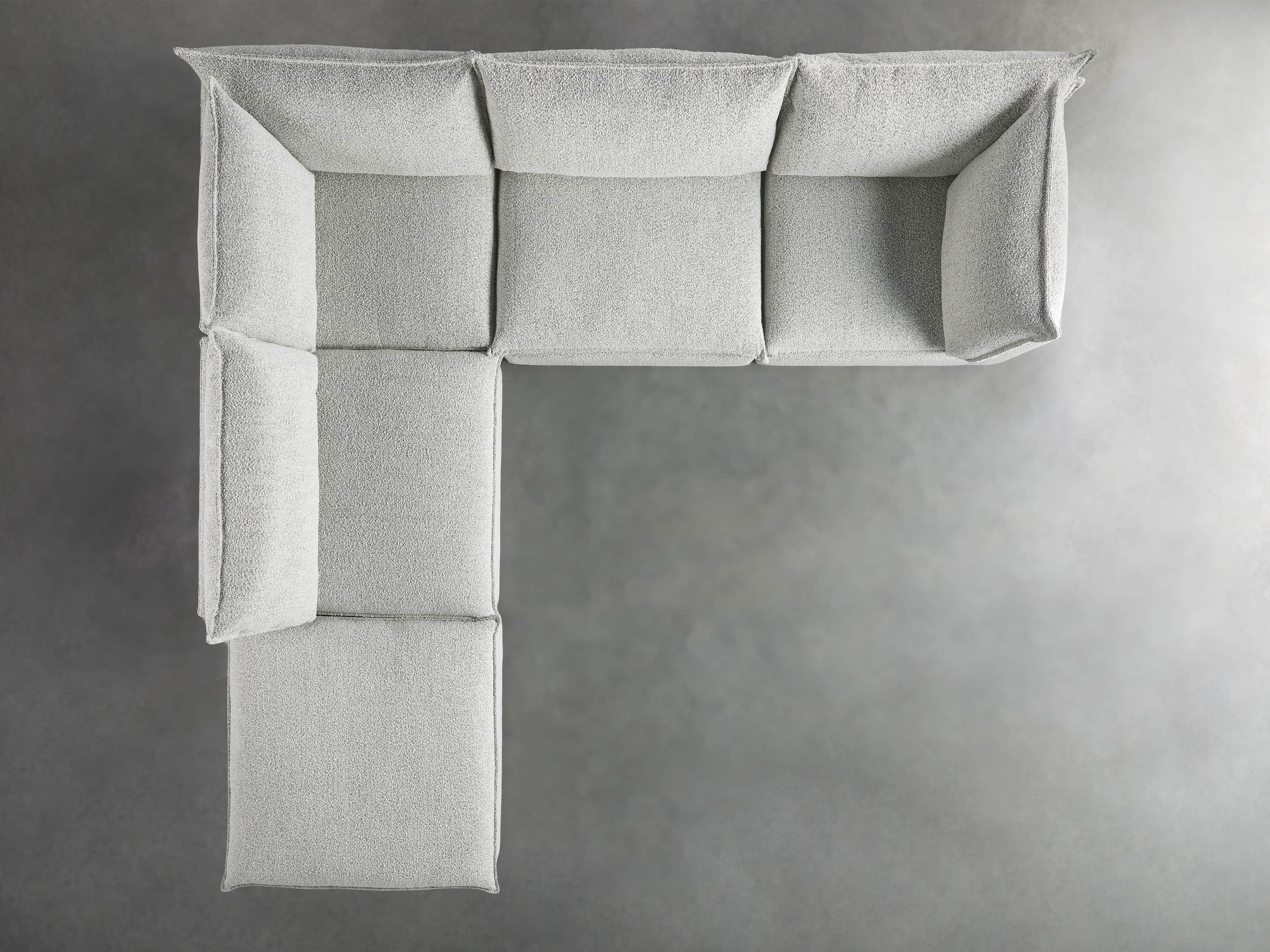 Owen Upholstered Five Piece Reverse Sectional, slide 5 of 9