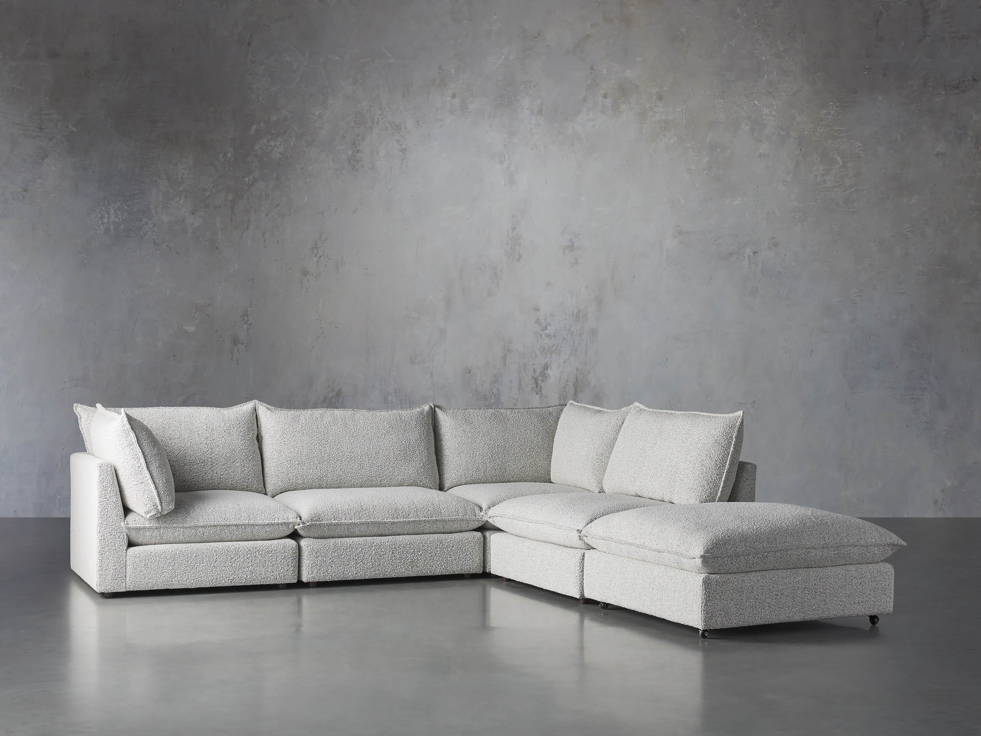 Owen Upholstered Five Piece Sectional, slide 2 of 6