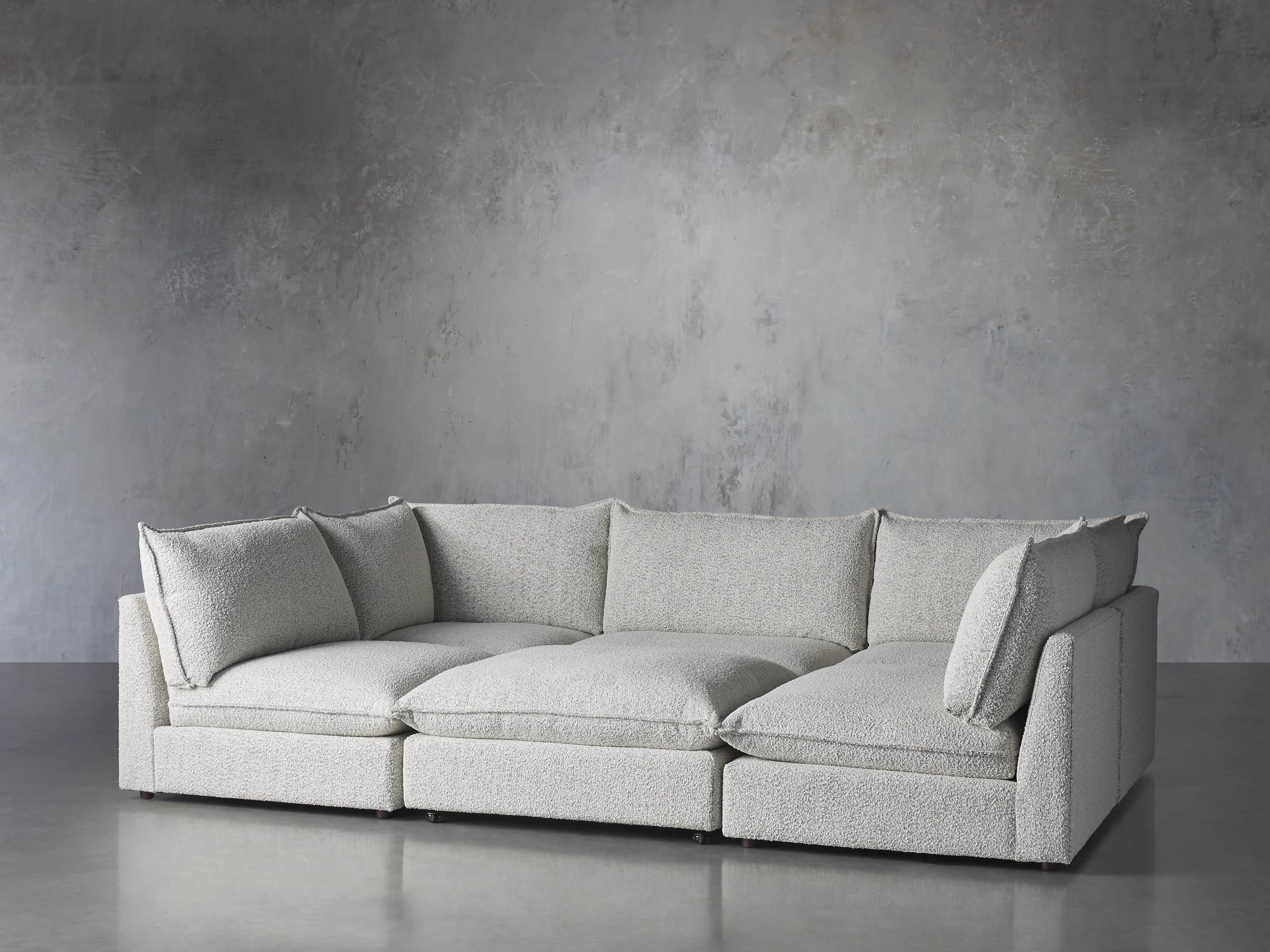 Owen Upholstered Six Piece Corner Sectional, slide 2 of 6