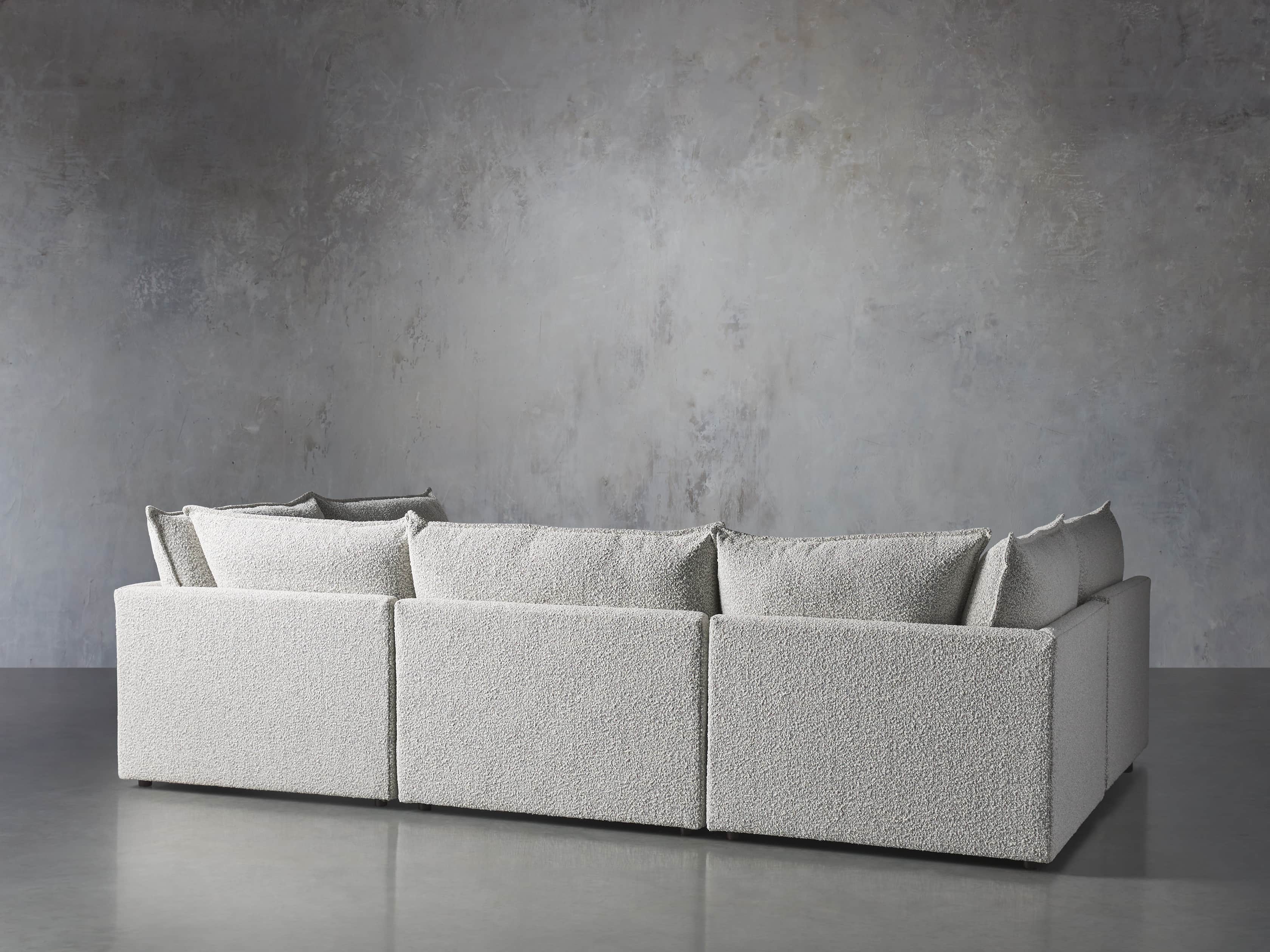 Owen Upholstered Six Piece Corner Sectional, slide 3 of 6