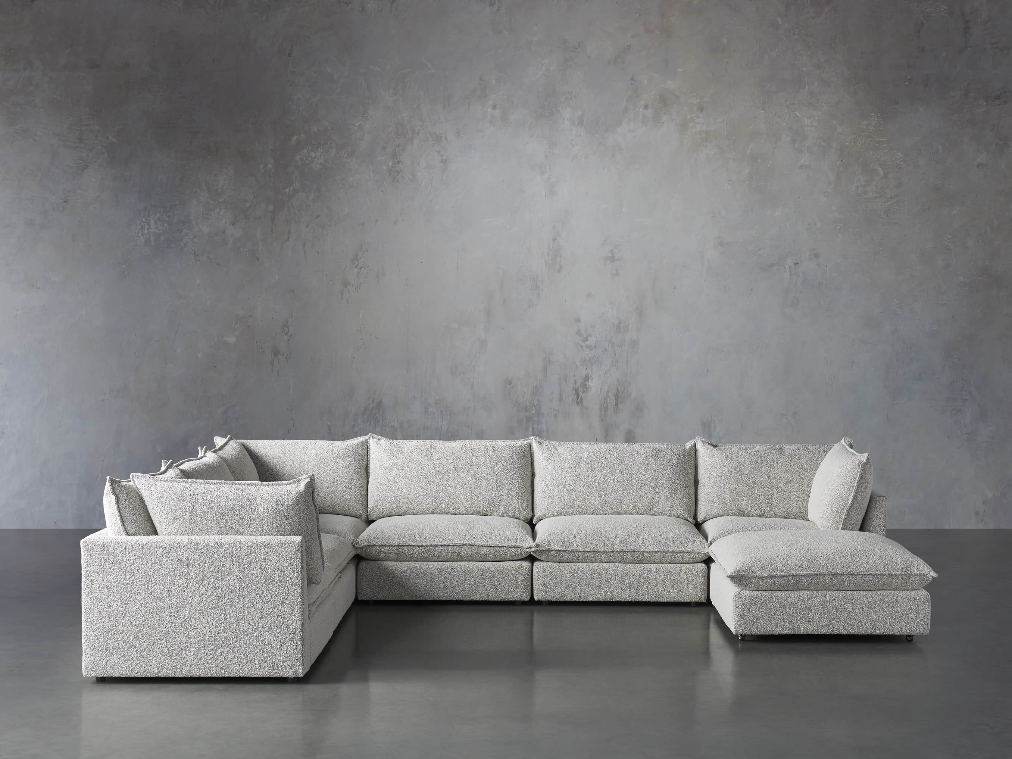 Owen Upholstered Seven Piece Sectional, slide 1 of 6