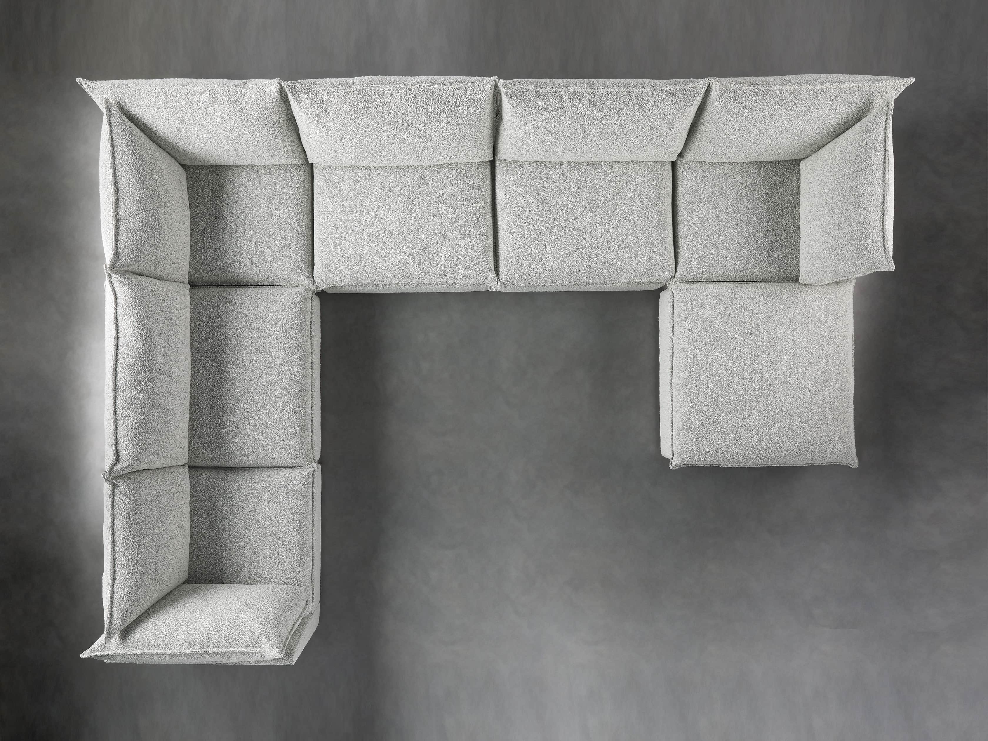 Owen Upholstered Seven Piece Sectional, slide 4 of 6