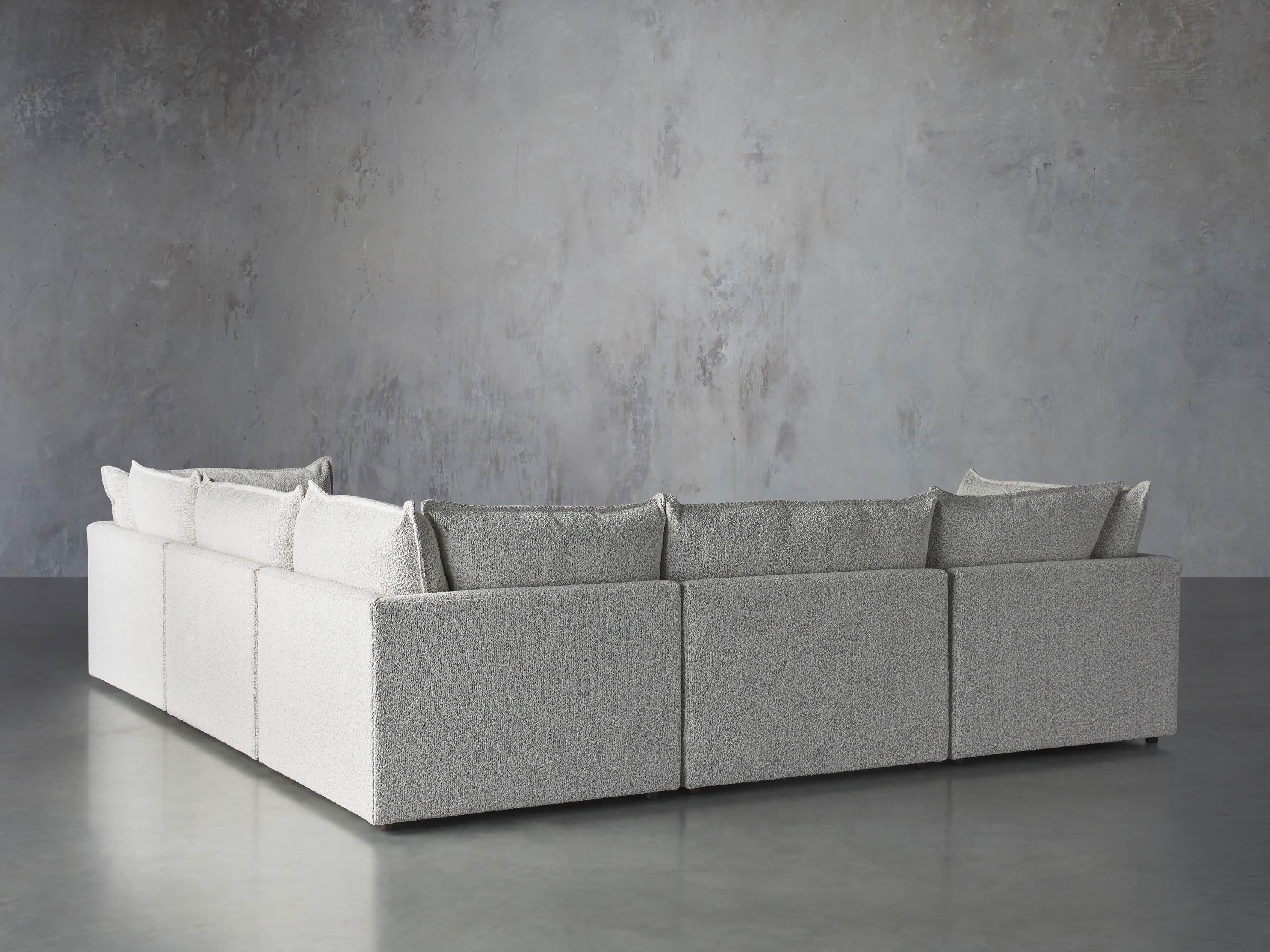 Owen Upholstered Five Piece Corner Sectional, slide 3 of 6
